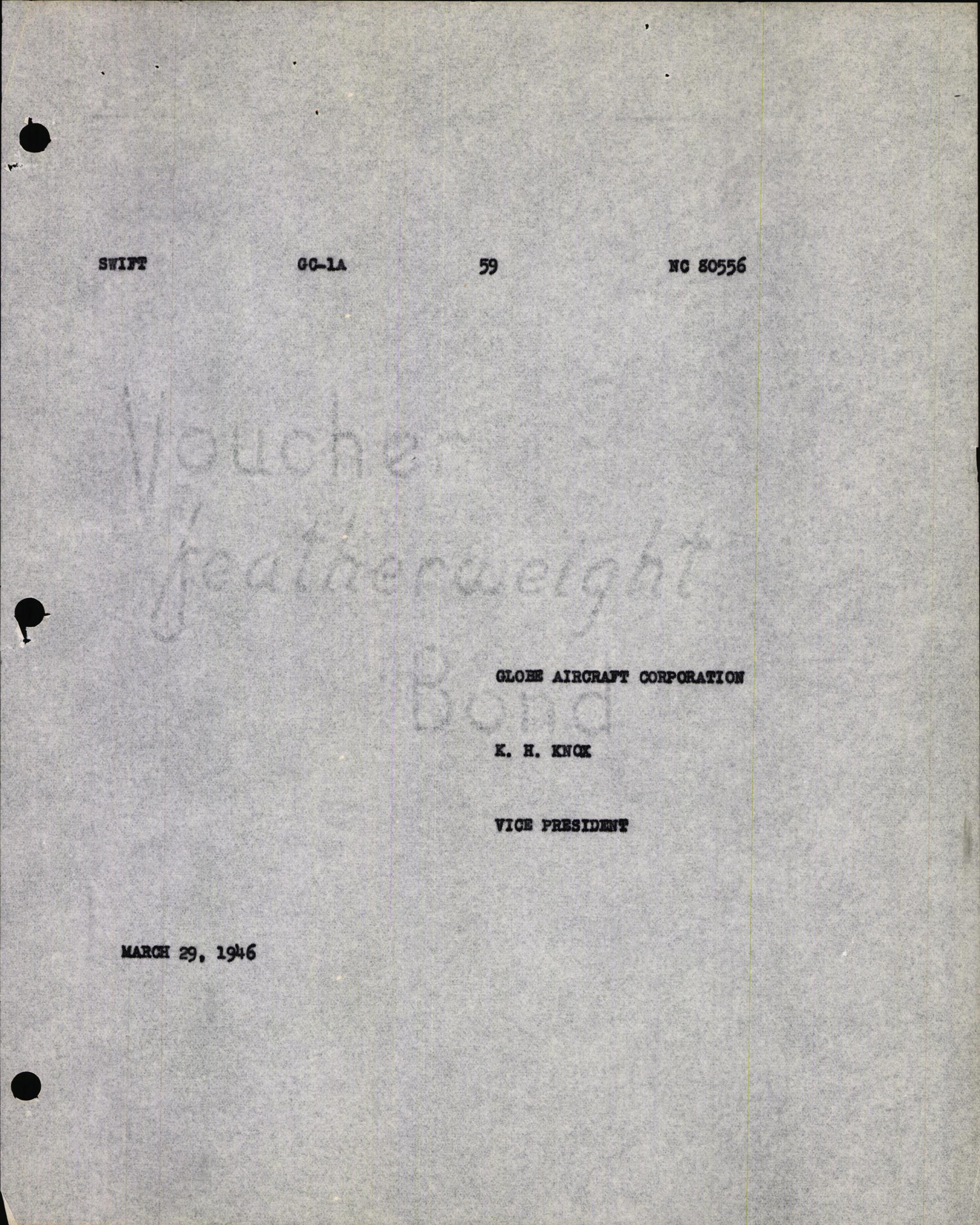 Sample page 5 from AirCorps Library document: Technical Information for Serial Number 59
