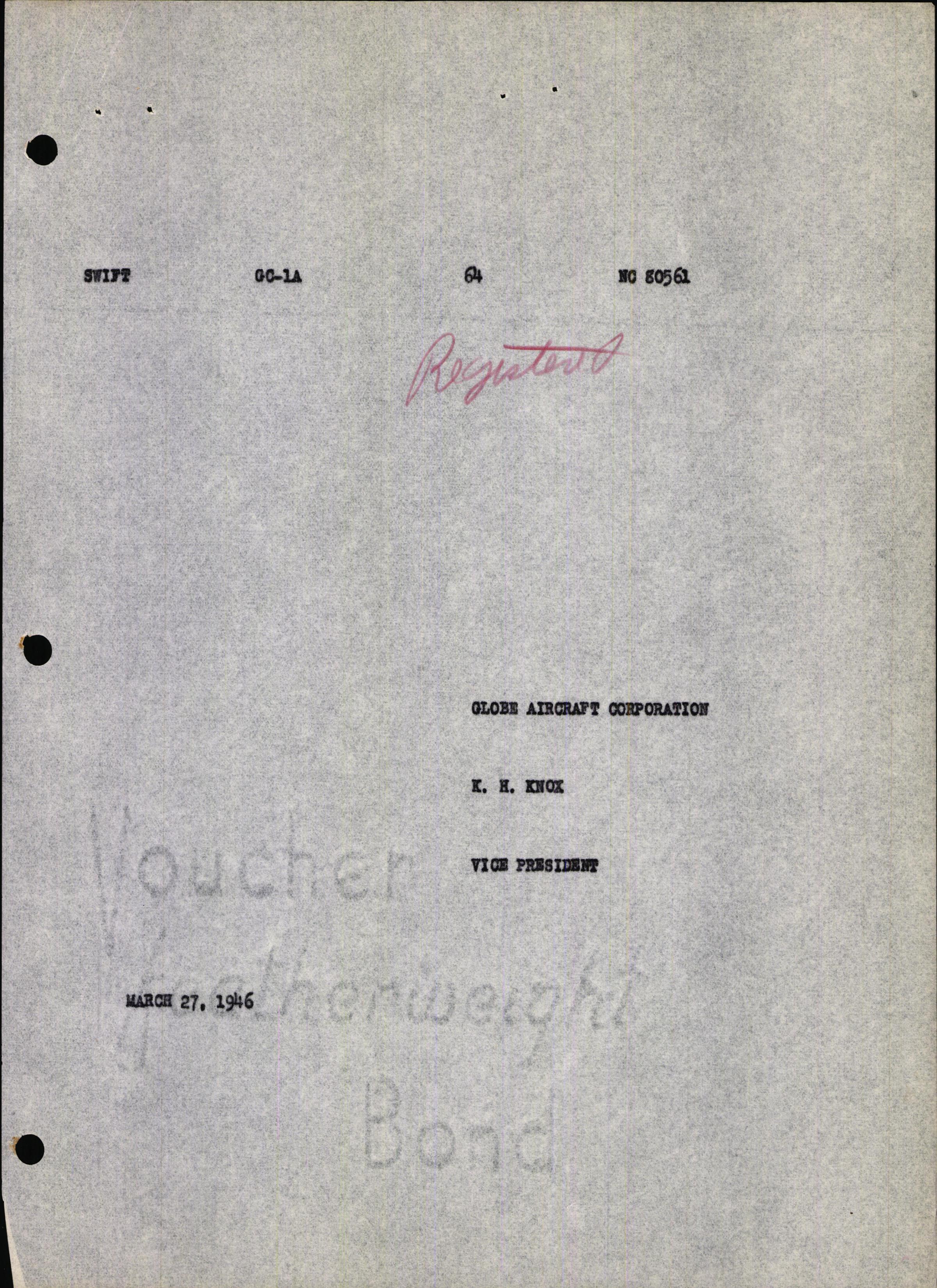 Sample page 5 from AirCorps Library document: Technical Information for Serial Number 64
