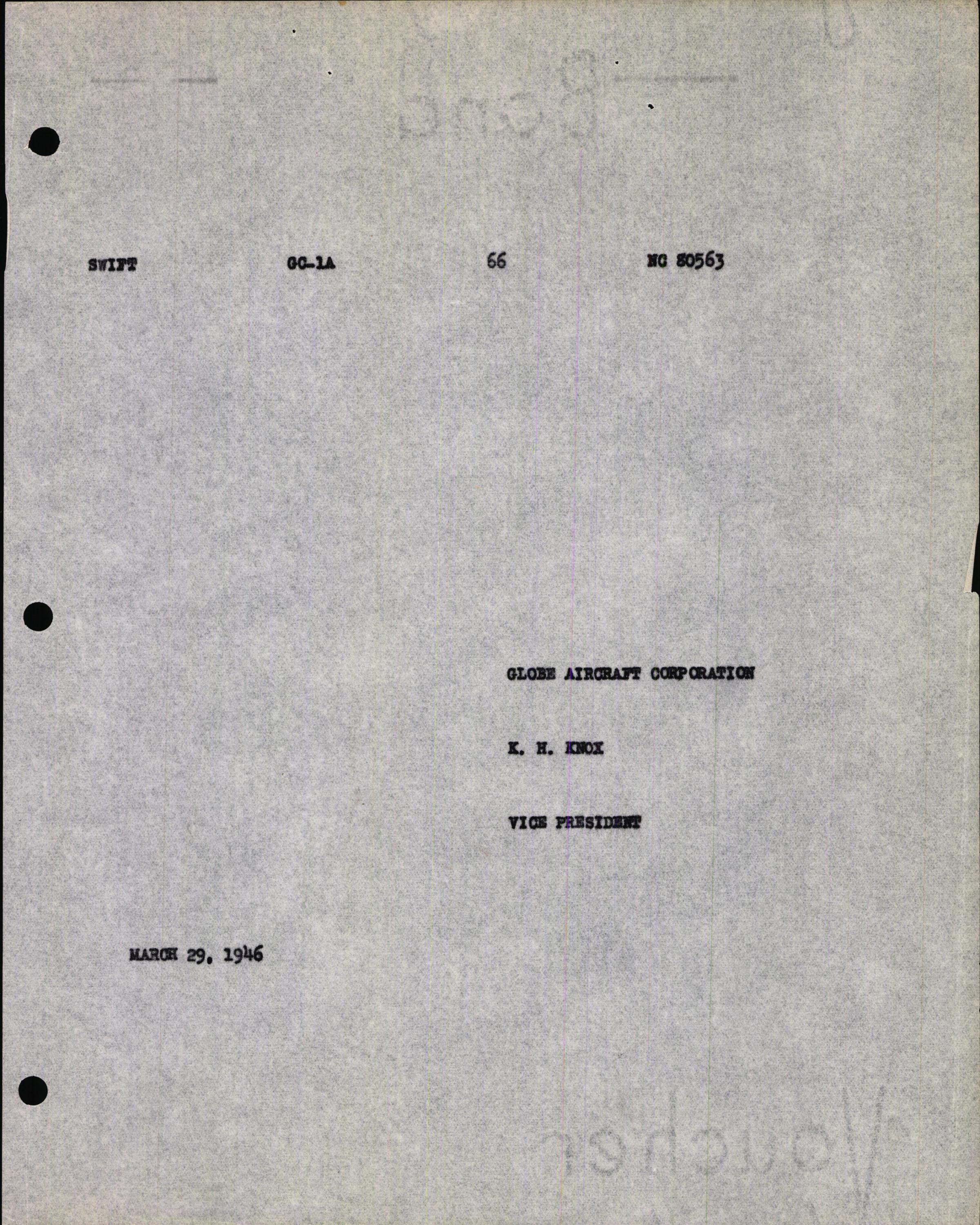 Sample page 5 from AirCorps Library document: Technical Information for Serial Number 66
