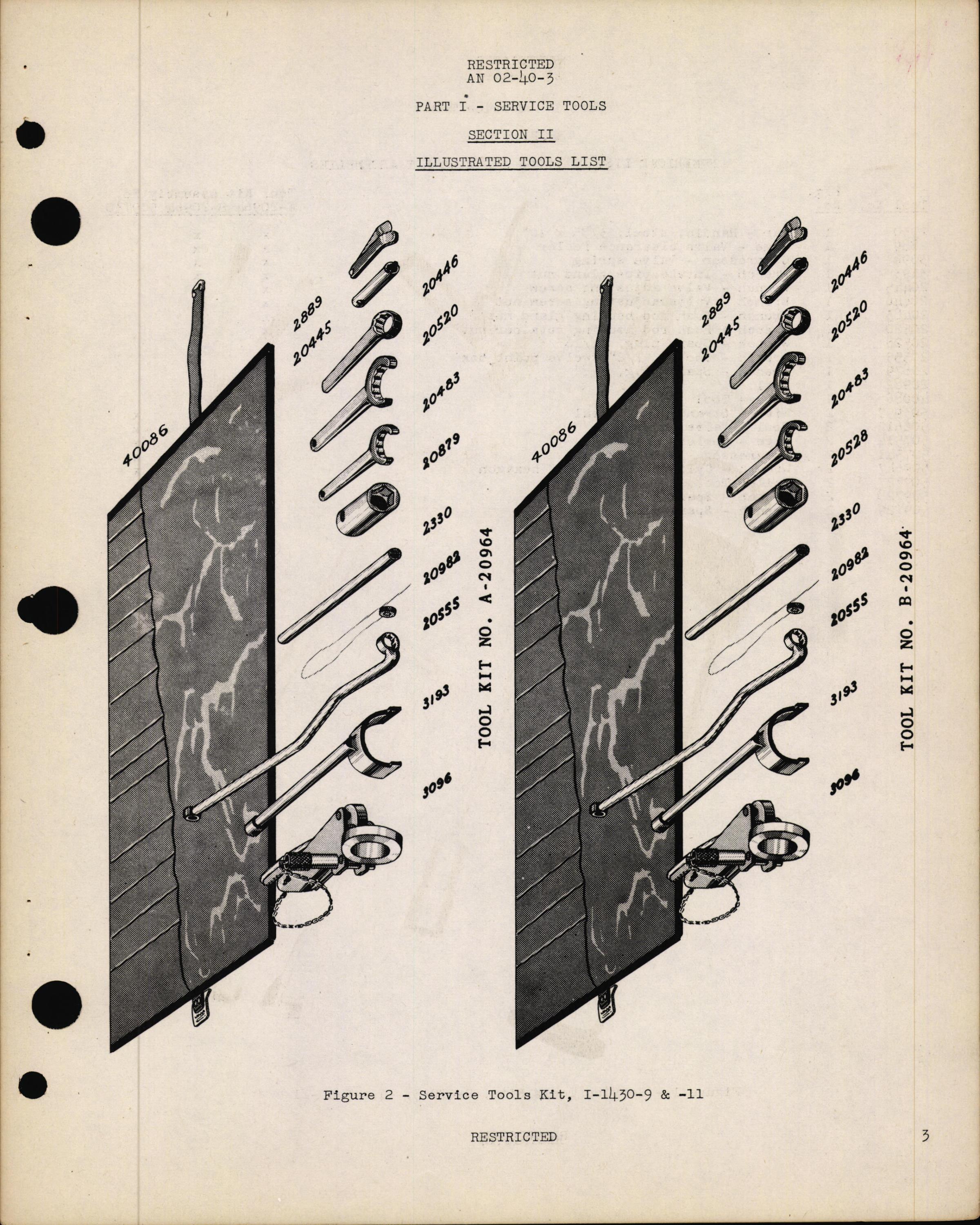 Sample page 6 from AirCorps Library document: Tools Catalog for Aircraft Engines