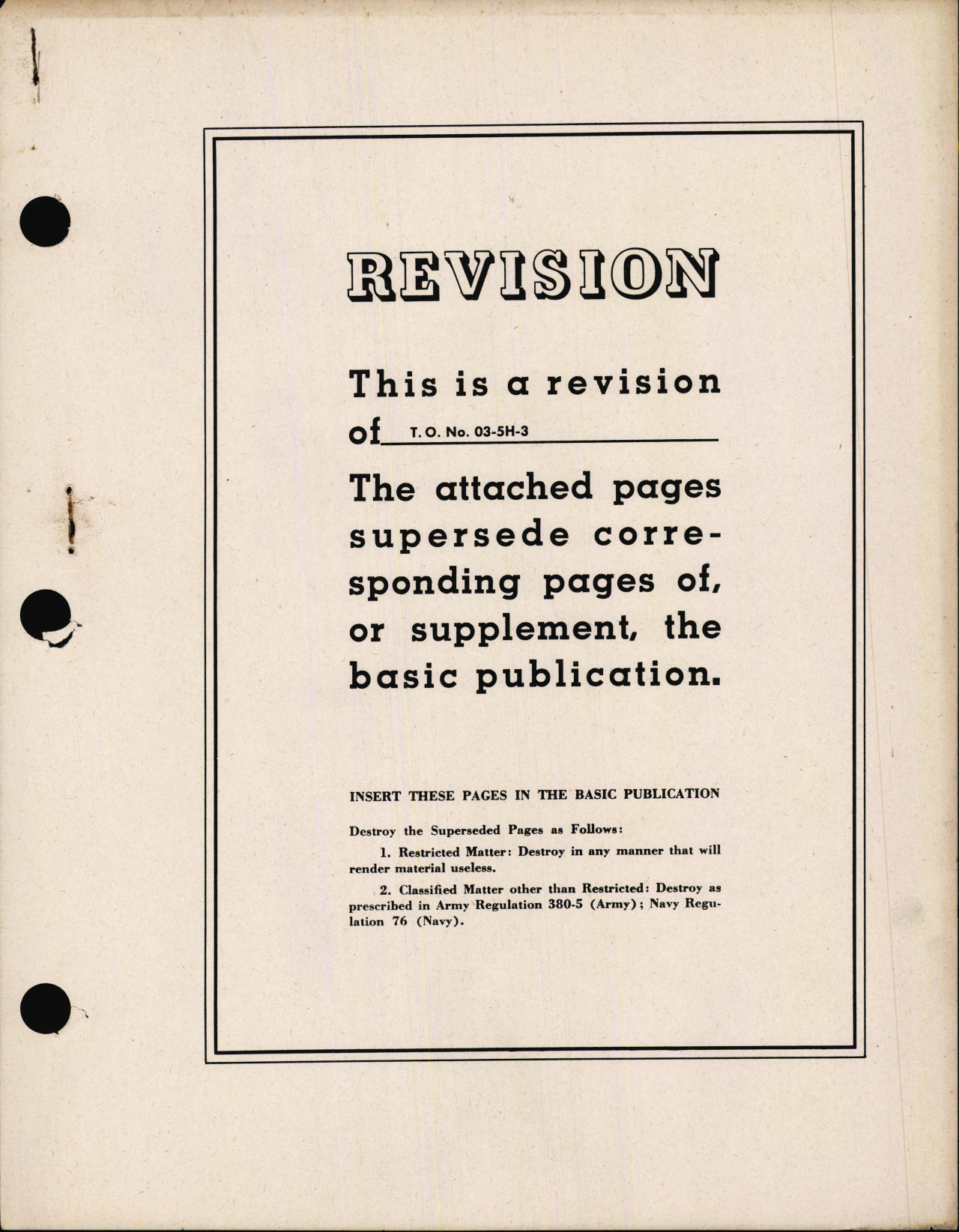 Sample page 1 from AirCorps Library document: Handbook of Instructions with Parts Catalog for Inverter Type MG-153