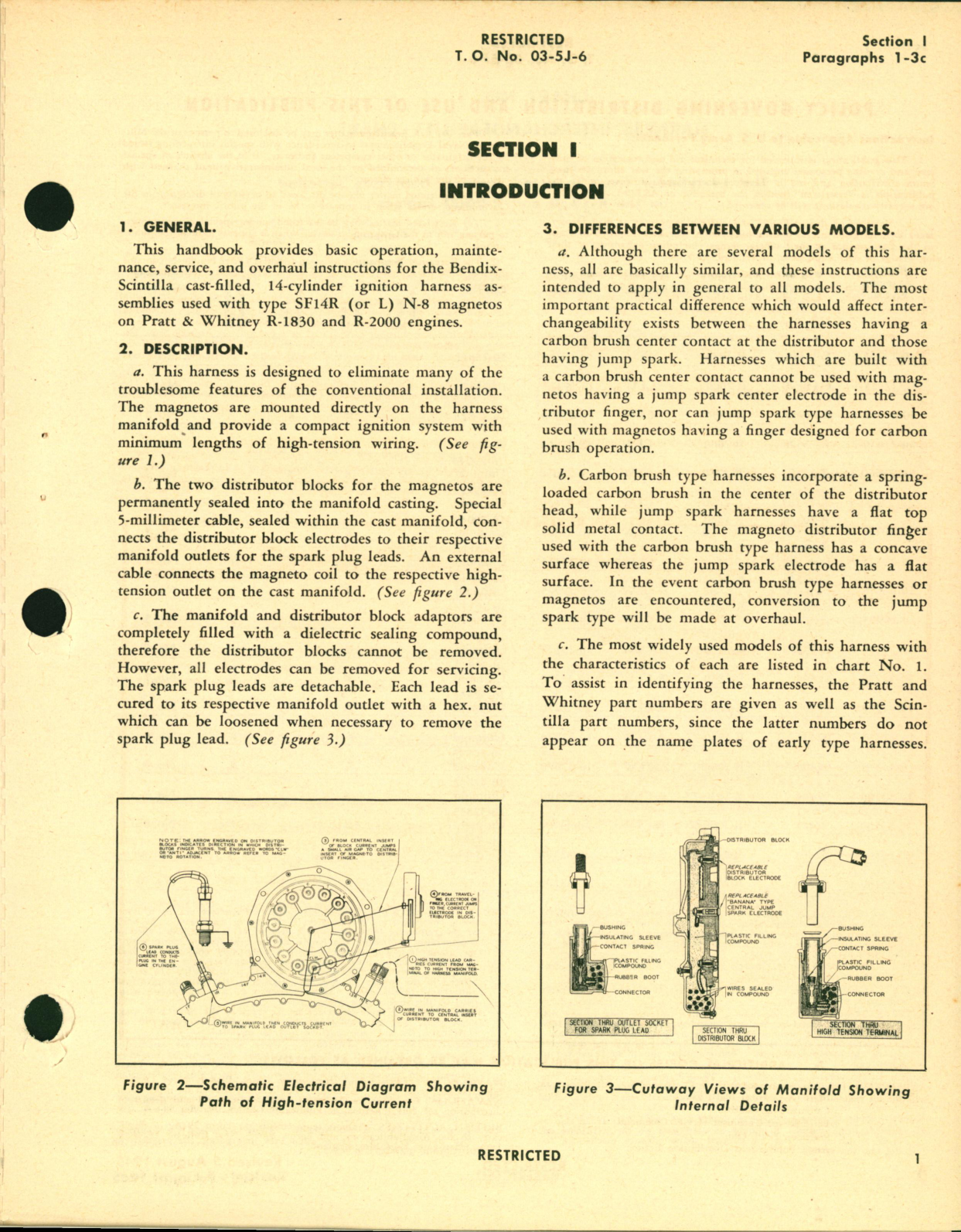 Sample page 5 from AirCorps Library document: Service and Overhaul Instructions for Aircraft Ignition Cast-Filled 14-Cylinder Harness