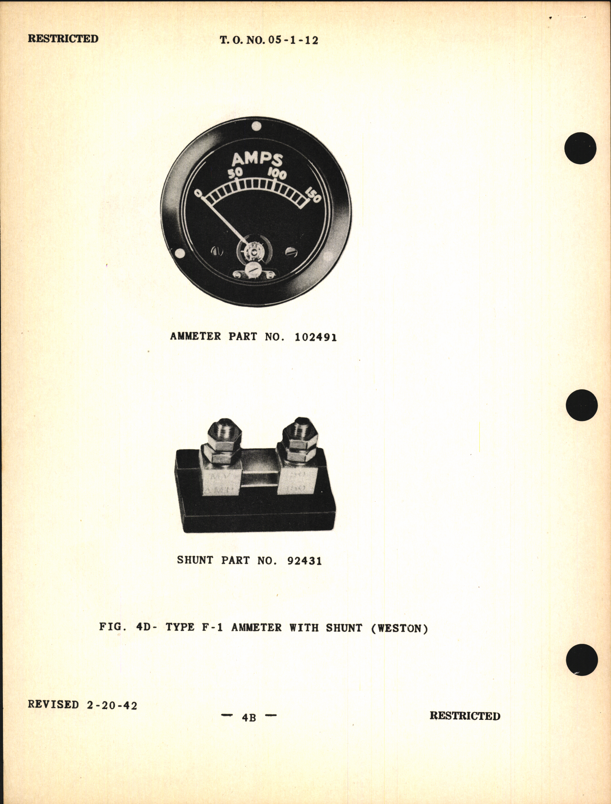 Sample page 8 from AirCorps Library document: Handbook of Service Instructions for Voltmeters, Ammeters, and Volt-Ammeters