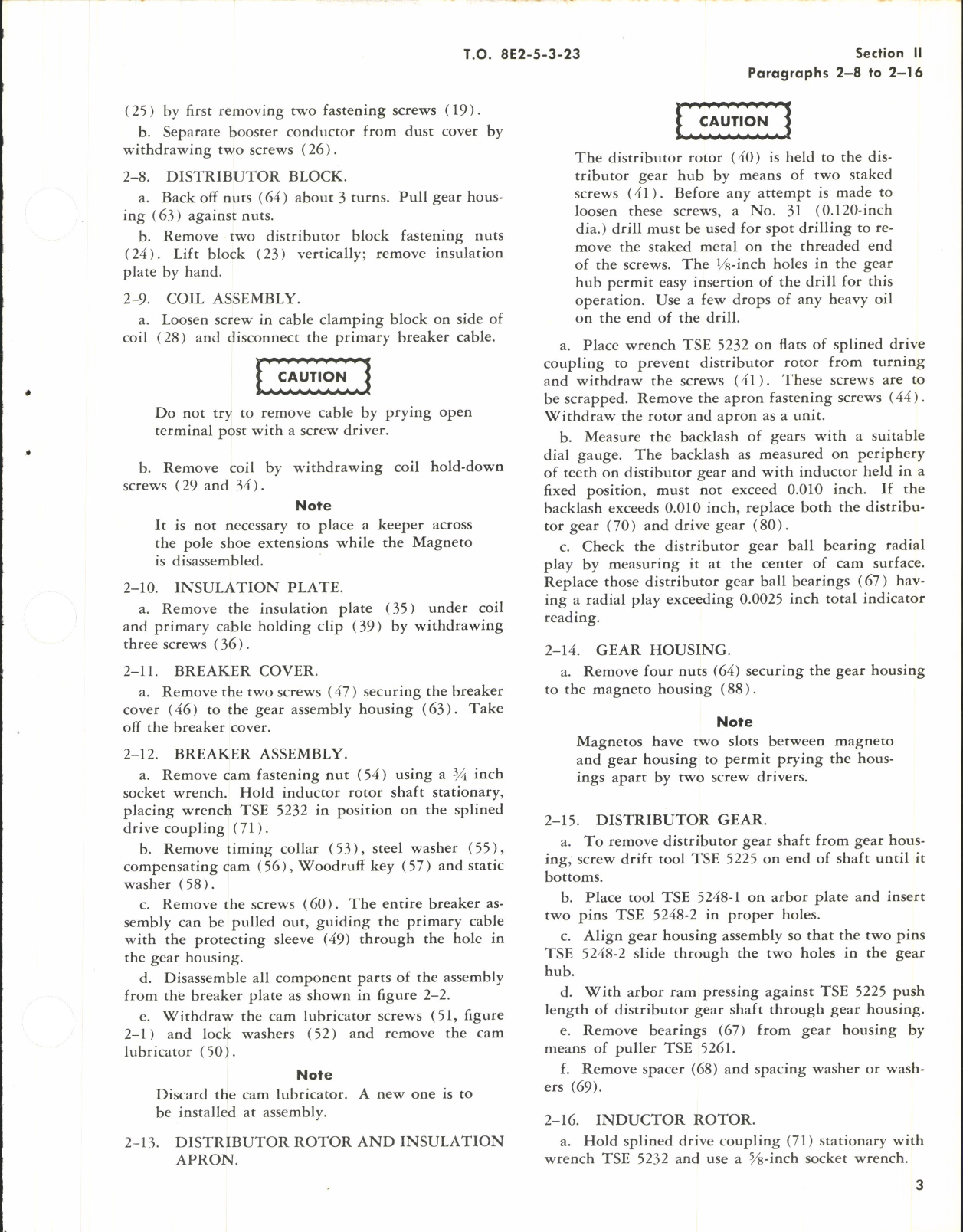 Sample page 7 from AirCorps Library document: Overhaul Instructions for Aircraft Magneto Type SB9RU-3