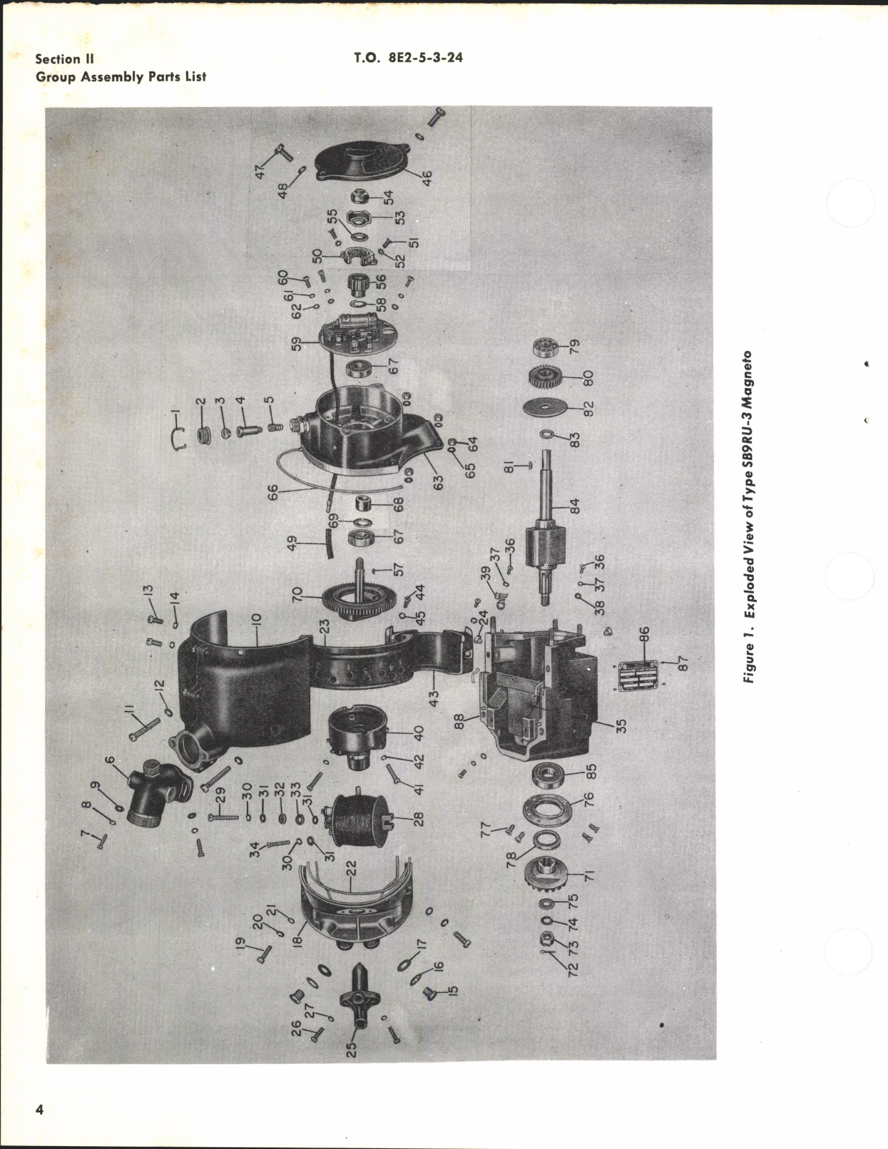 Sample page 8 from AirCorps Library document: Illustrated Parts Breakdown for Aircraft Magneto Type SB9RU-3