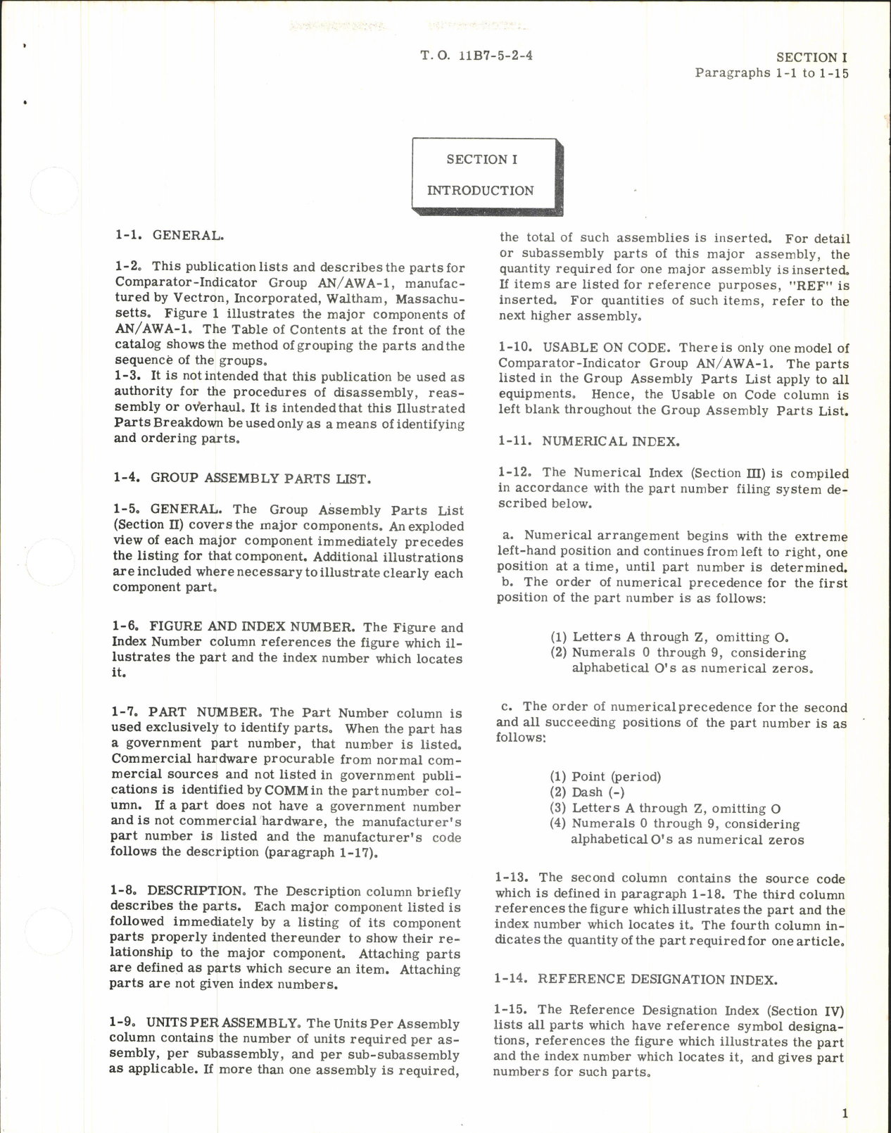 Sample page 5 from AirCorps Library document: Illustrated Parts Breakdown for Comparator Indicator Group AN/AWA-1