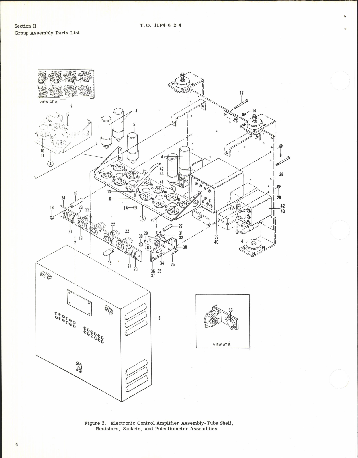 Sample page 6 from AirCorps Library document: Illustrated Parts Breakdown for Electronic Control Amplifier Model 2CV1C3 Part No. 141D678G1