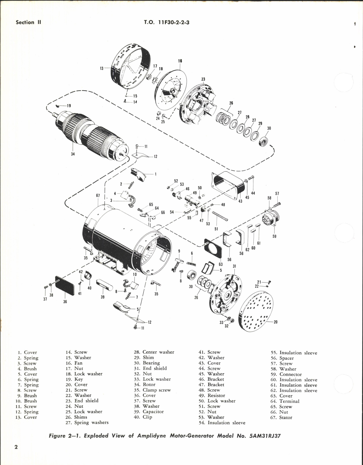 Sample page 6 from AirCorps Library document: Overhaul Instructions for Amplidyne Motor-Generator Model Nos. 5AM31RJ37 and 5AM31RJ55