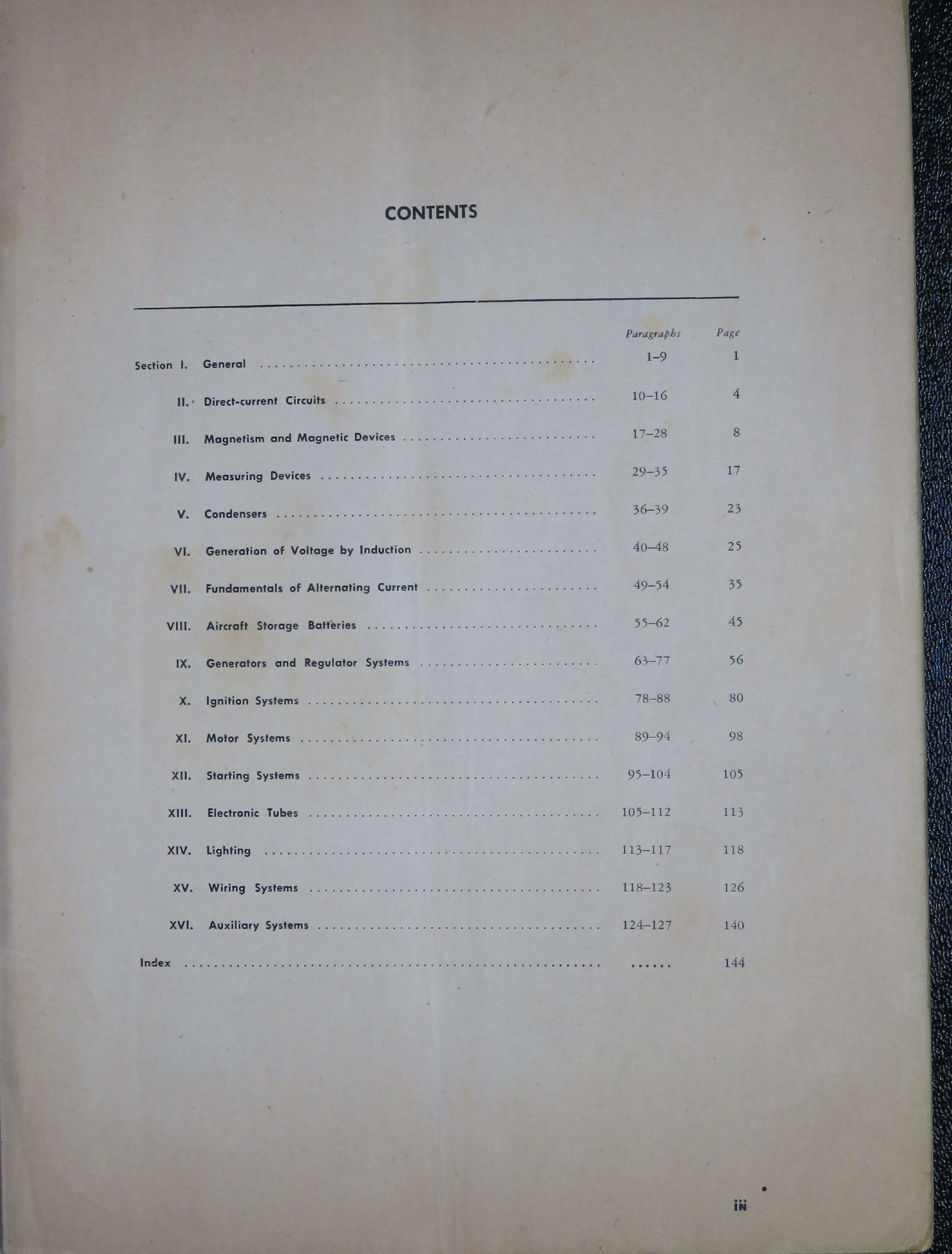 Sample page 5 from AirCorps Library document: Aircraft Electrical Systems