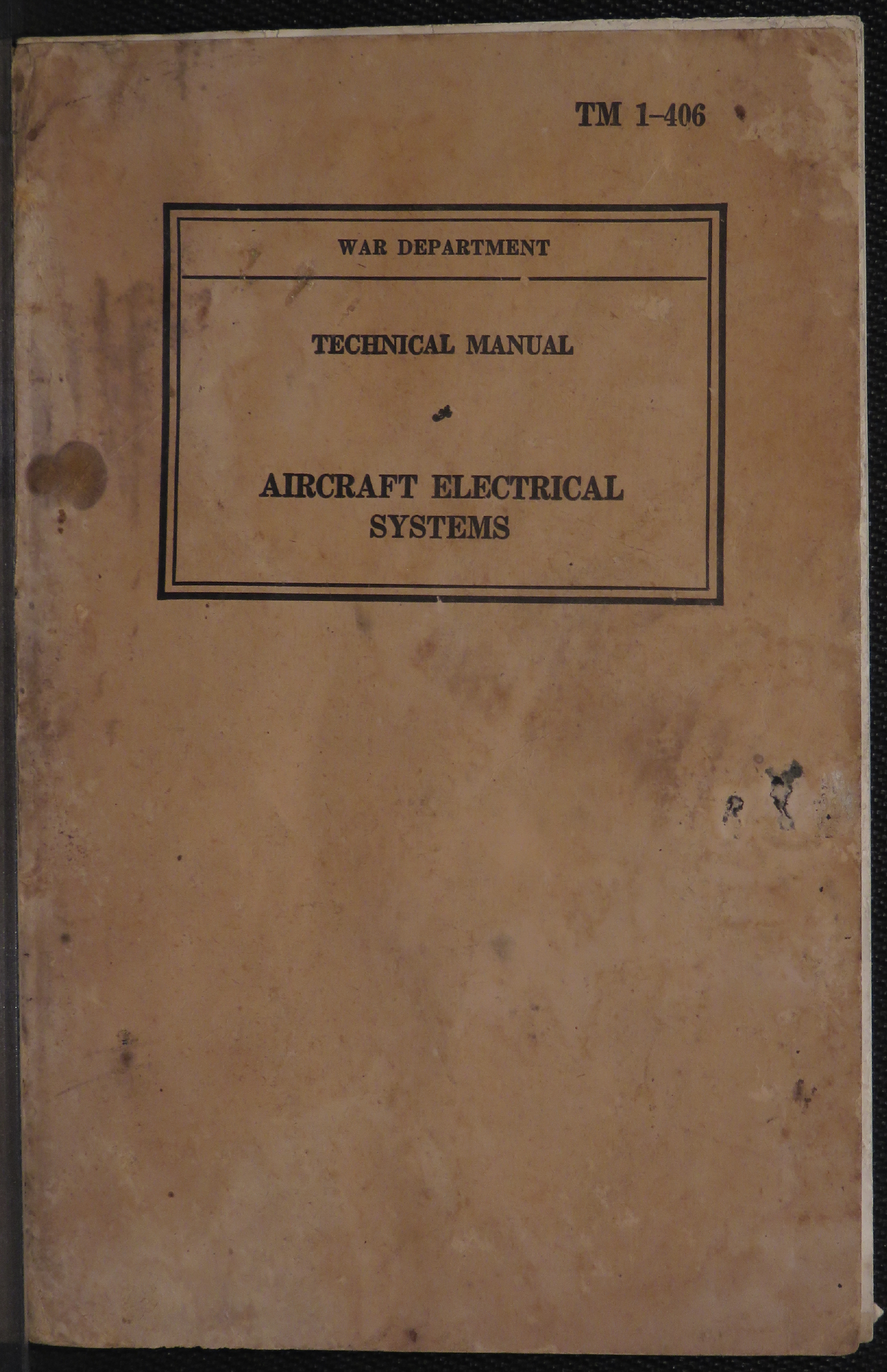 Sample page 1 from AirCorps Library document: Aircraft Electrical Systems Technical Manual