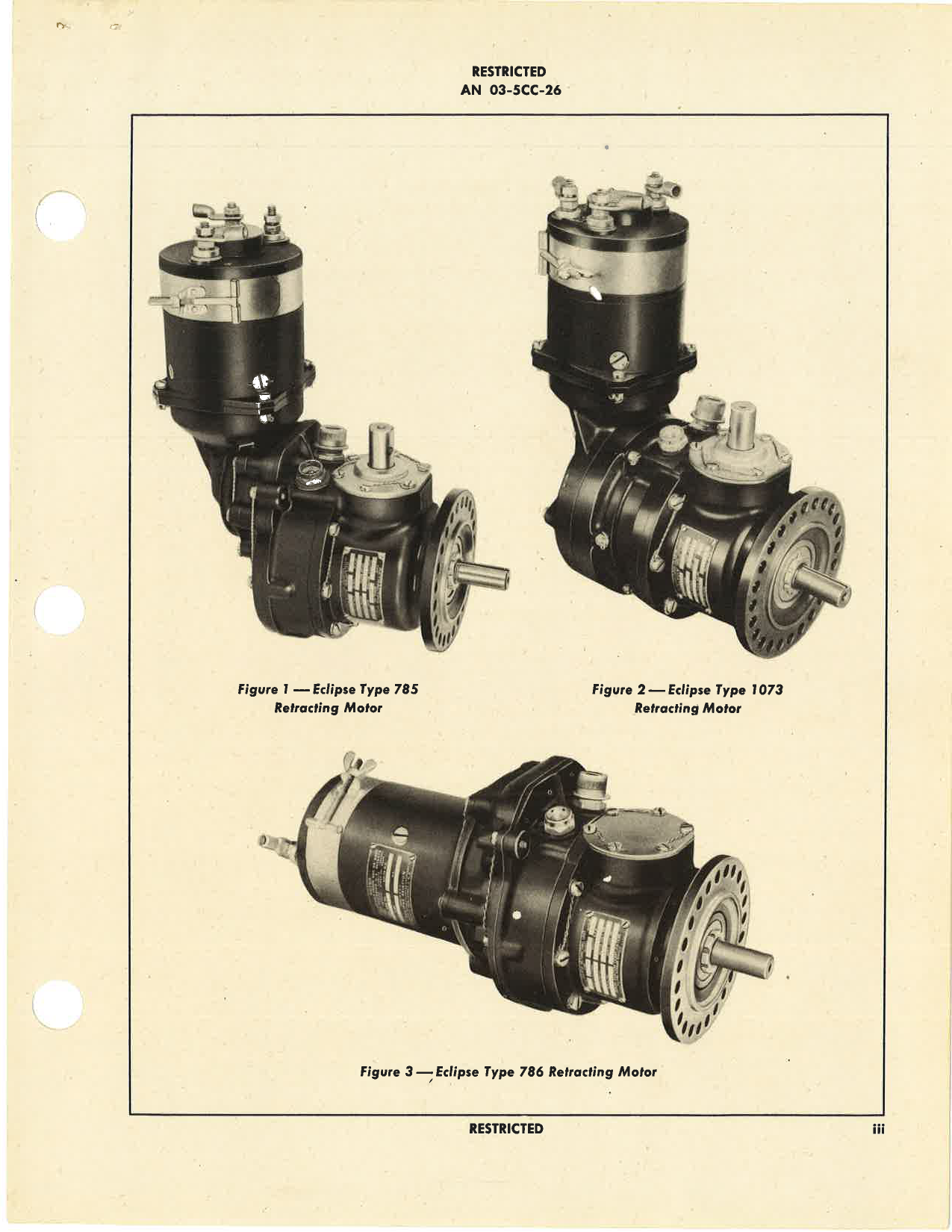Sample page 5 from AirCorps Library document: Handbook of Instructions with Parts Catalog for Retracting Motors
