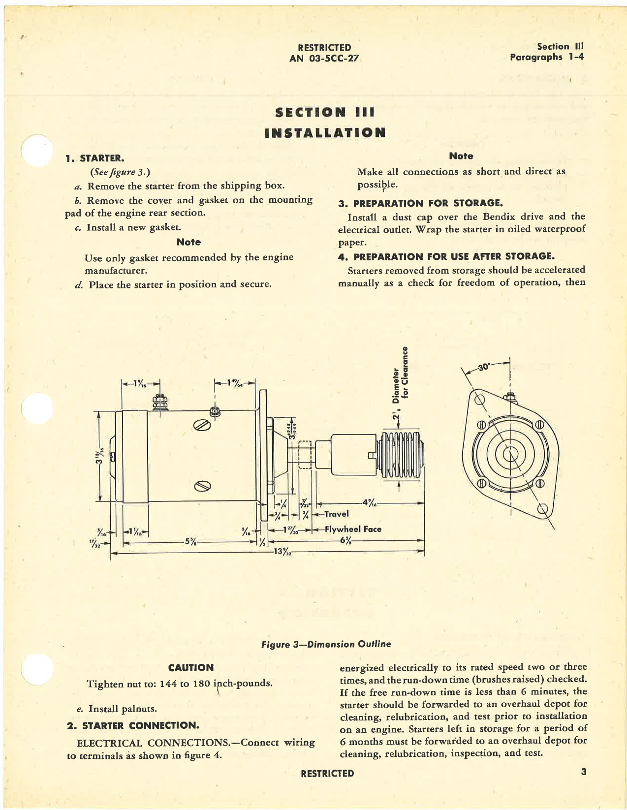 Sample page 7 from AirCorps Library document: Handbook of Instructions with Parts Catalog for Model 1109651 Starting Motor