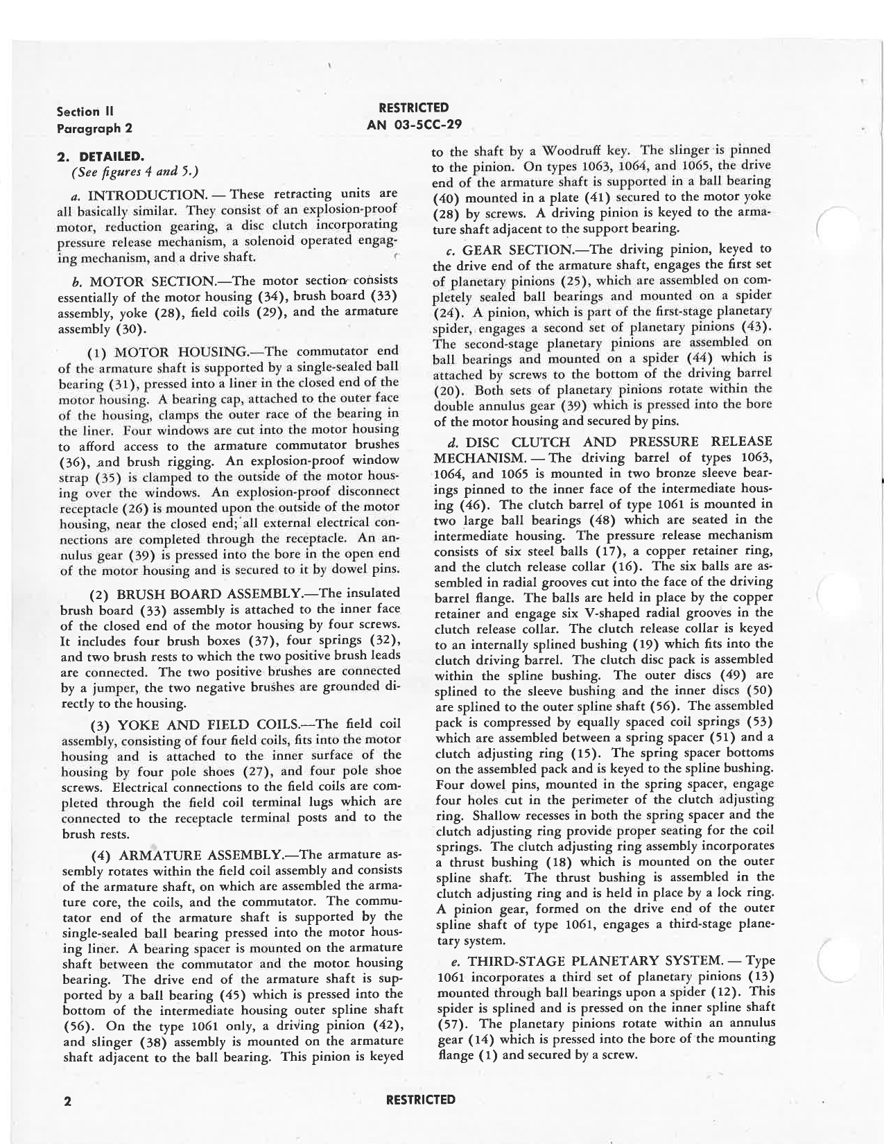 Sample page 8 from AirCorps Library document: Operation, Service & Overhaul Instructions with Parts Catalog for Retracting Motors