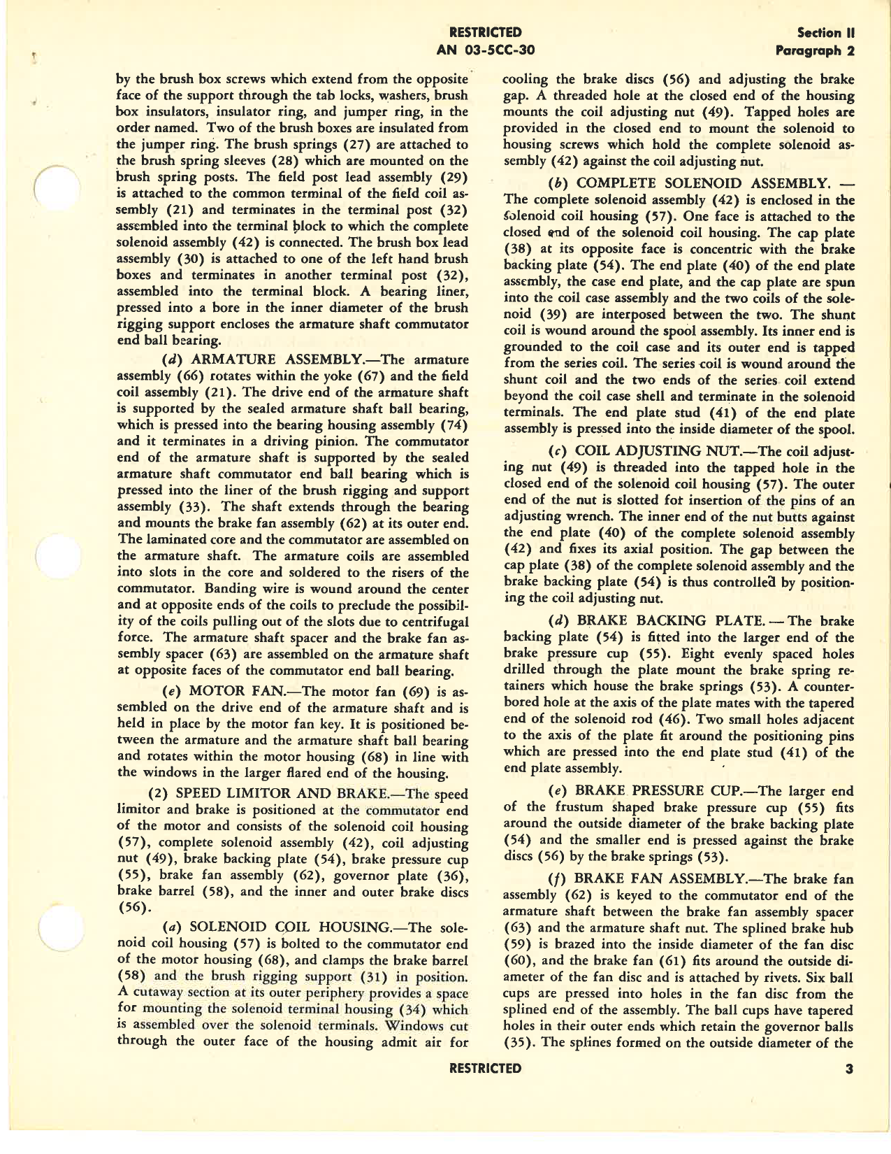 Sample page 7 from AirCorps Library document: Operation, Service & Overhaul Instructions with Parts Catalog for Crane Hoist Units