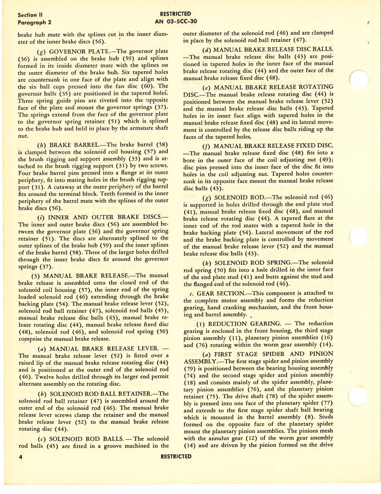 Sample page 8 from AirCorps Library document: Operation, Service & Overhaul Instructions with Parts Catalog for Crane Hoist Units