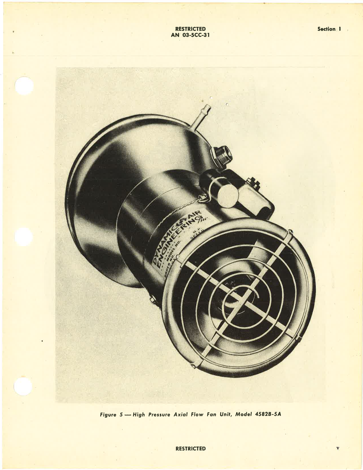 Sample page 7 from AirCorps Library document: Overhaul Instructions with Parts Catalog for High Pressure Axial Flow Fan Units
