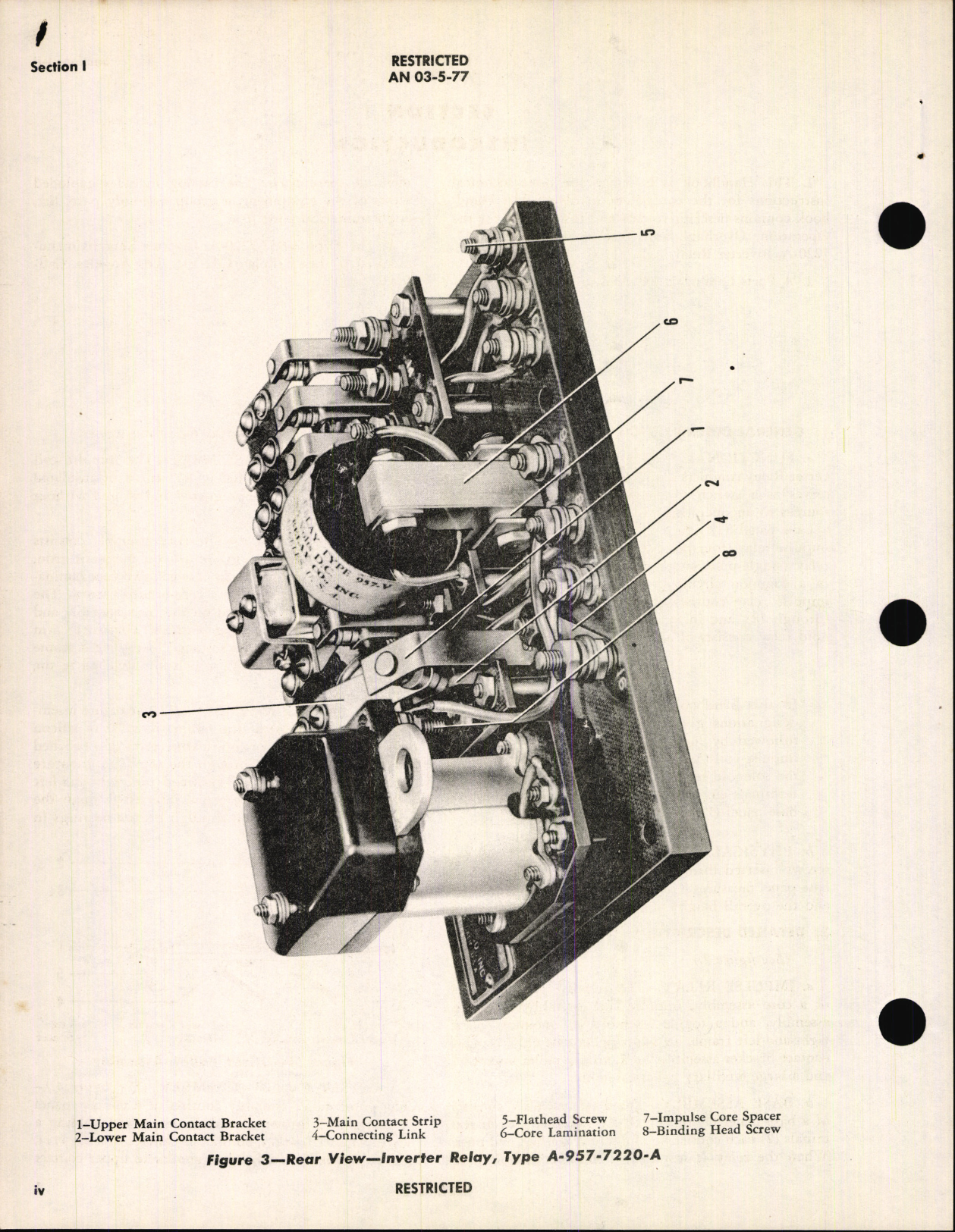 Sample page 6 from AirCorps Library document: Overhaul Instructions with Parts Catalog for Inverter Relay A-957-7220-A