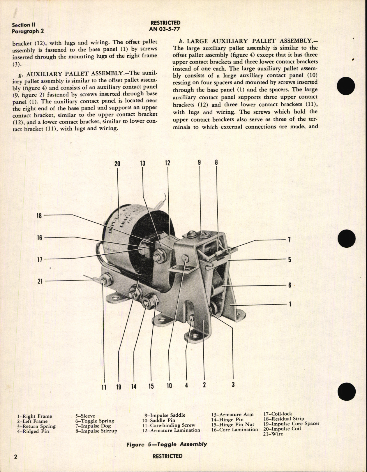 Sample page 8 from AirCorps Library document: Overhaul Instructions with Parts Catalog for Inverter Relay A-957-7220-A