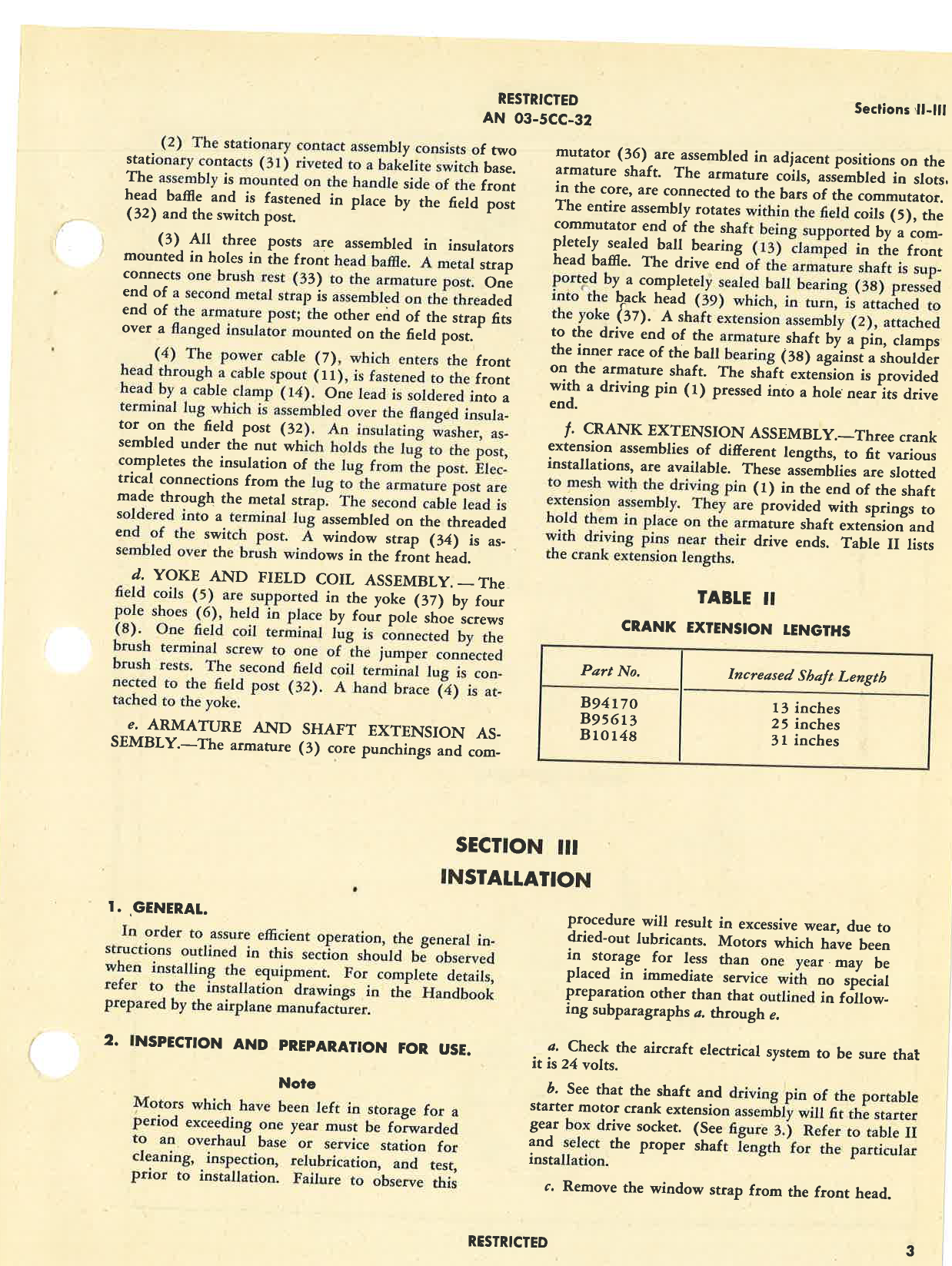 Sample page 7 from AirCorps Library document: Handbook of Instructions with Parts Catalog for Portable Starter Motor Type 892-6-B