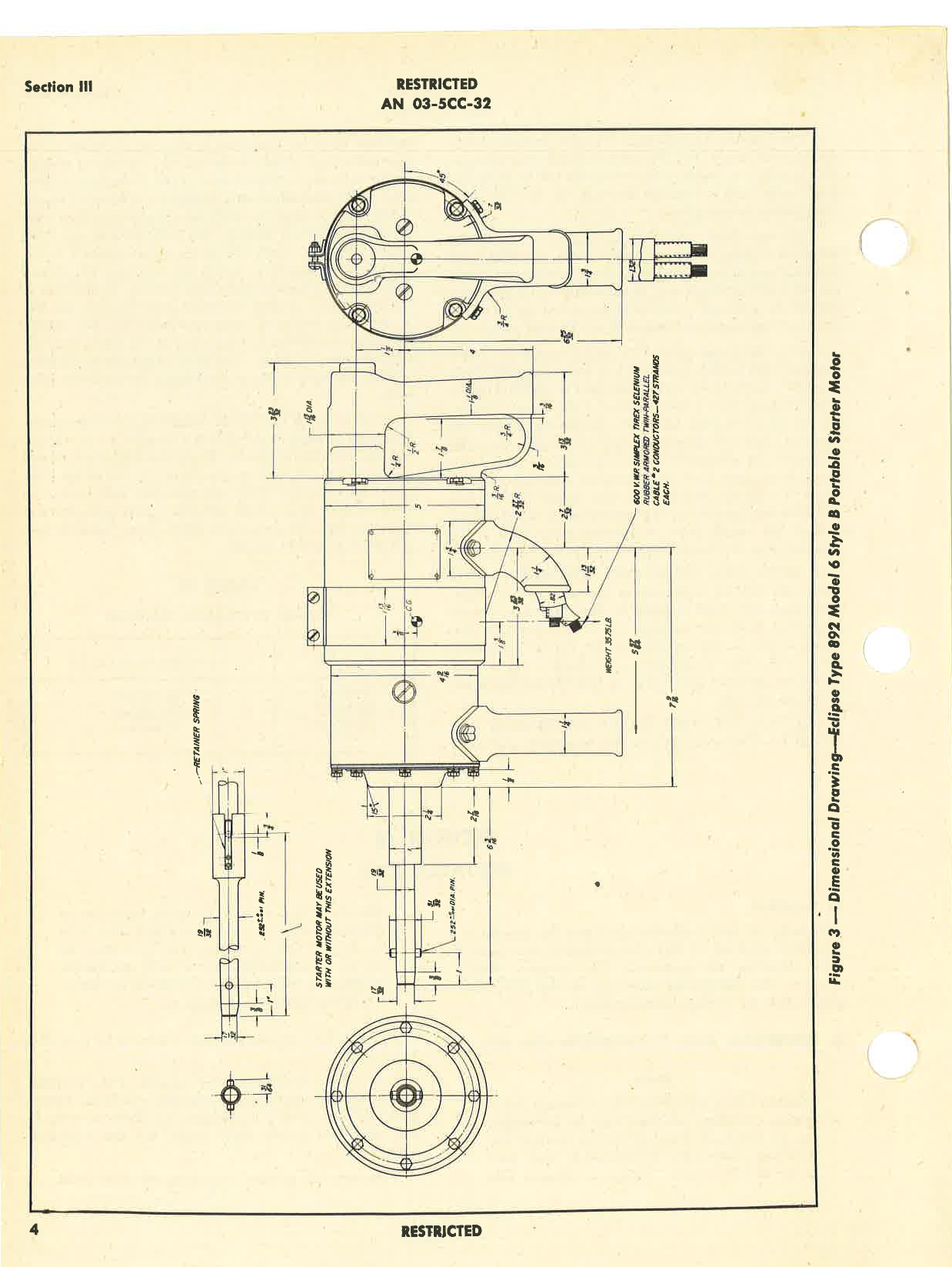Sample page 8 from AirCorps Library document: Handbook of Instructions with Parts Catalog for Portable Starter Motor Type 892-6-B