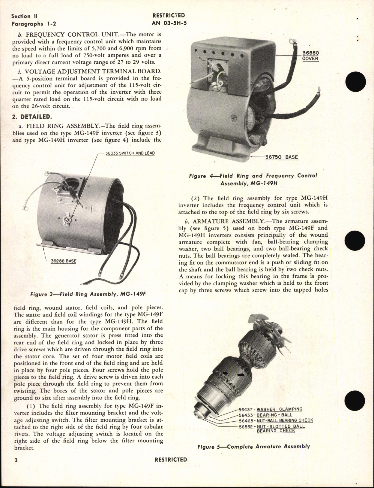 Sample page 6 from AirCorps Library document: Handbook of Instructions with Parts Catalog for Inverters, Types MG-149F and MG-149H