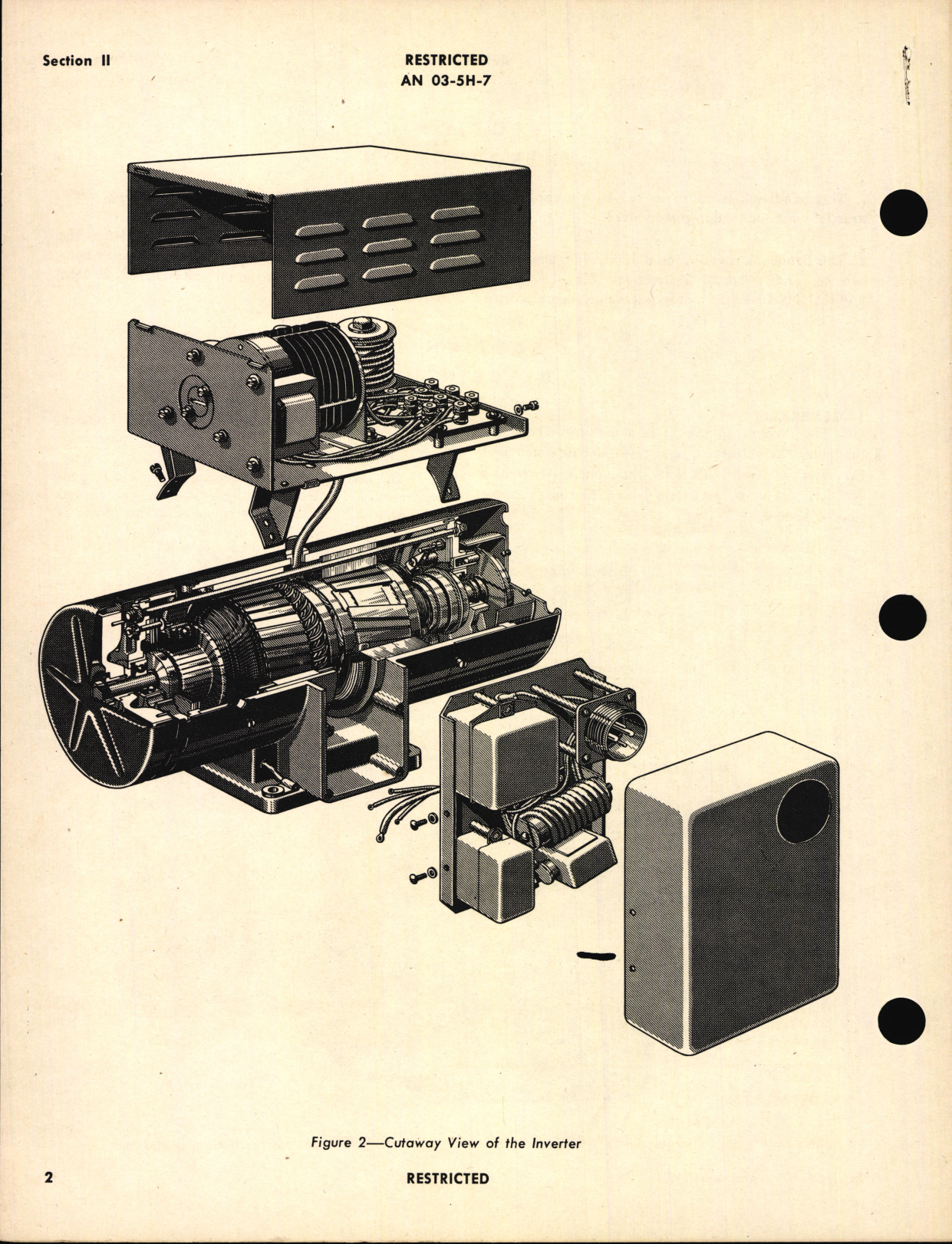 Sample page 6 from AirCorps Library document: Handbook of Instructions with Parts Catalog for Model 5AT121JJ2B Inverter