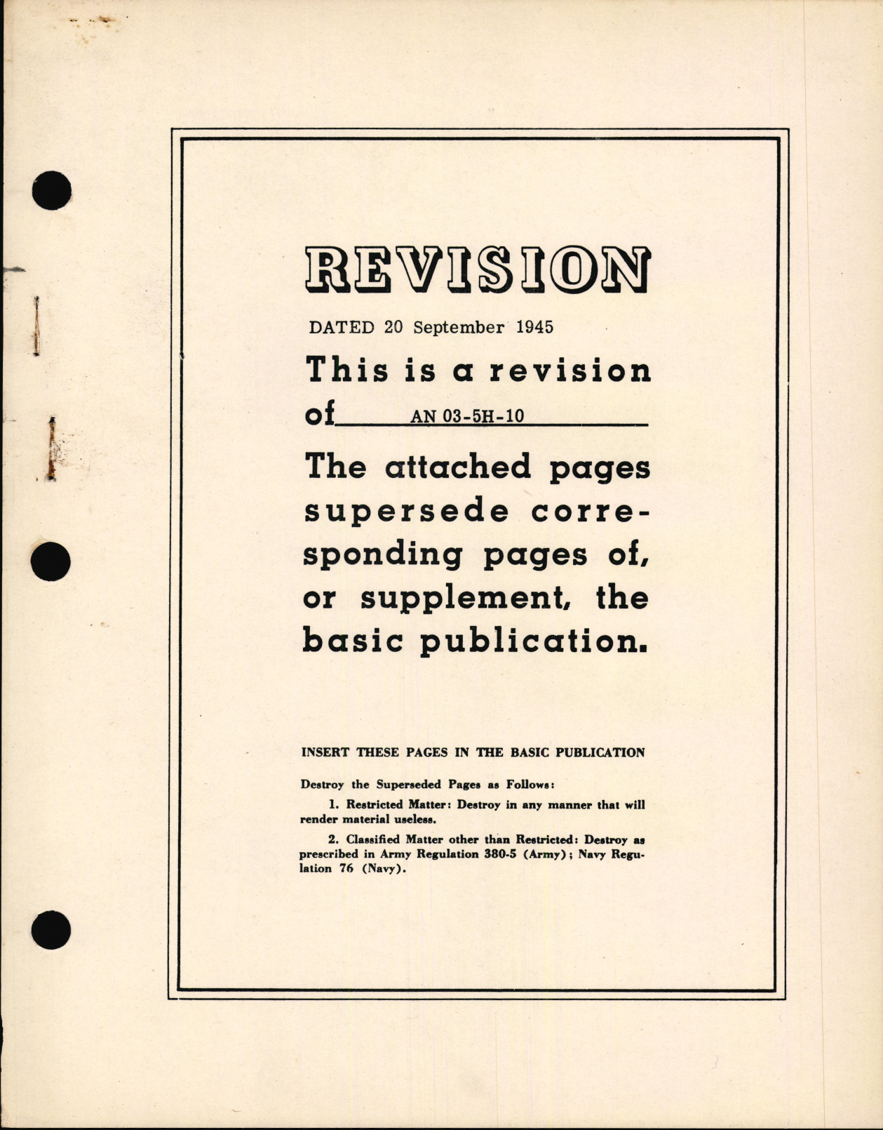 Sample page 1 from AirCorps Library document: Operation, Service & Overhaul Instructions with Parts Catalog for Inverter Type MG-153F (R88-I-4220)