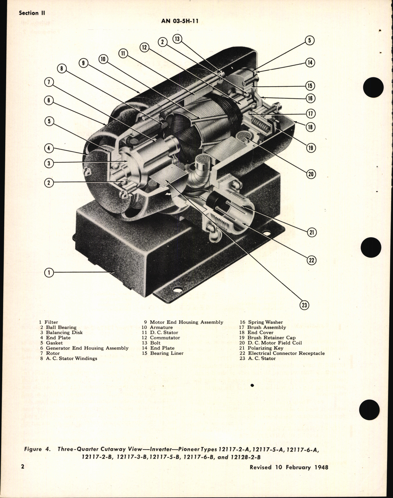 Sample page 8 from AirCorps Library document: Operation, Service & Overhaul Instructions with Parts Catalog for Pioneer Inverters