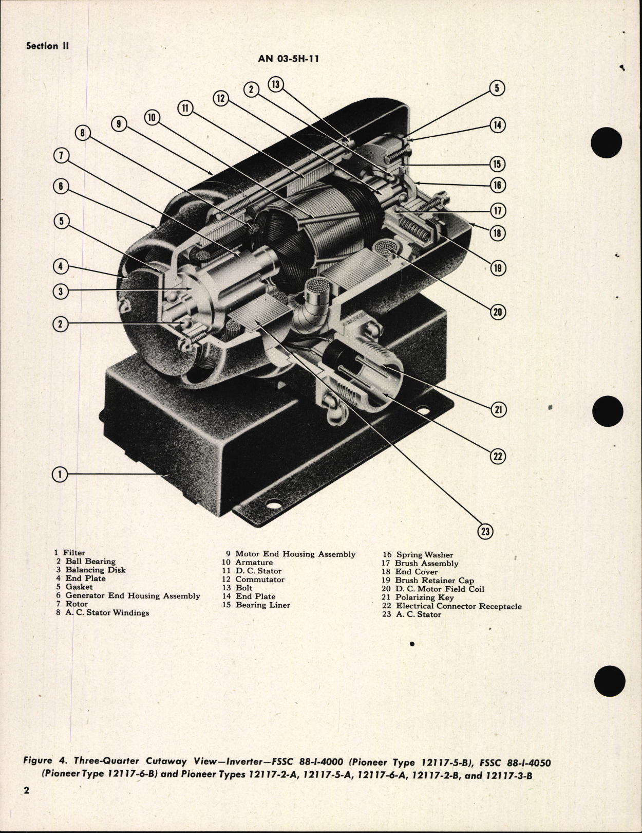 Sample page 8 from AirCorps Library document: Operation, Service & Overhaul Instructions with Parts Catalog for Inverters