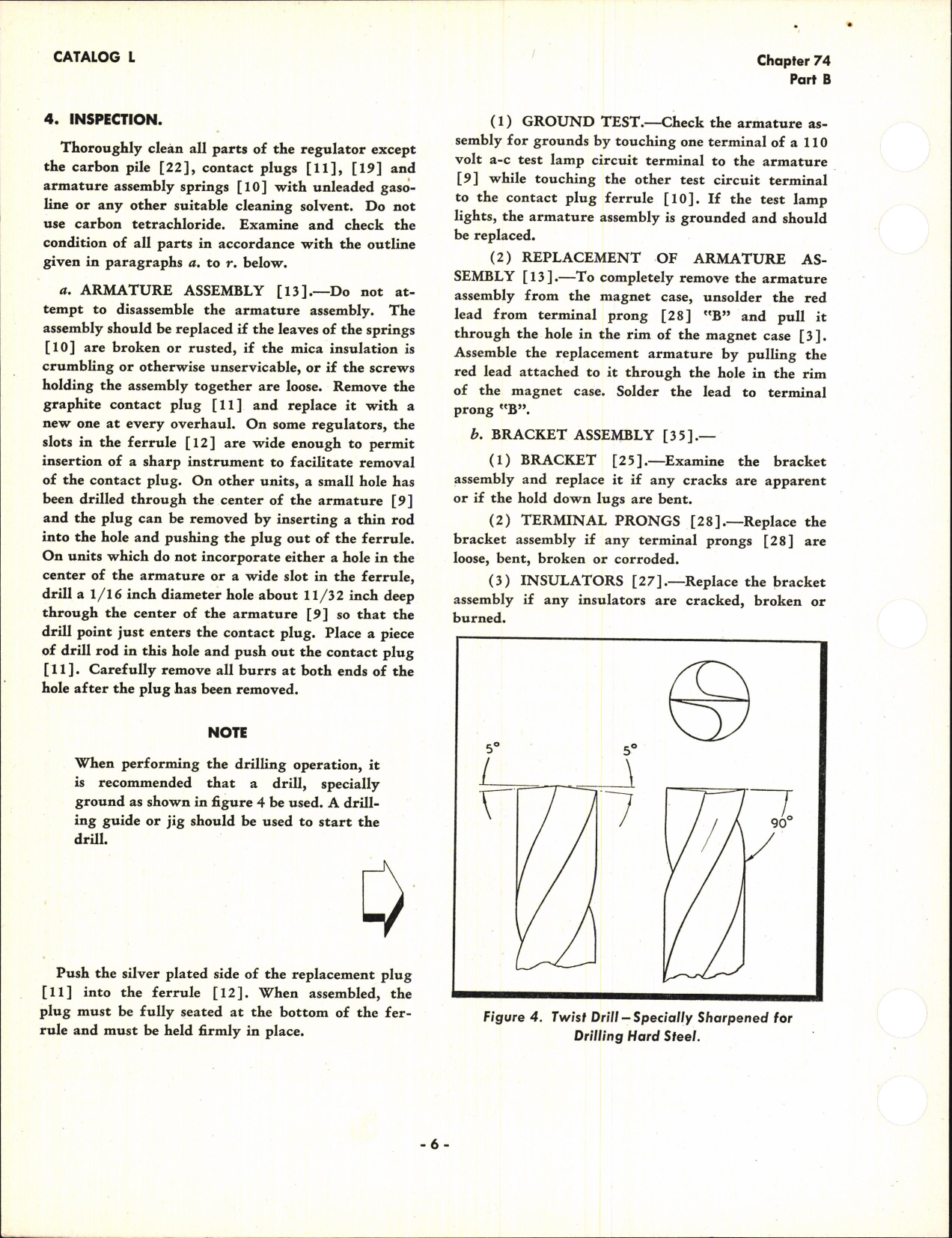 Sample page 6 from AirCorps Library document: Overhaul Instructions for Carbon Pile Voltage Regulator Types 1042 and 1337