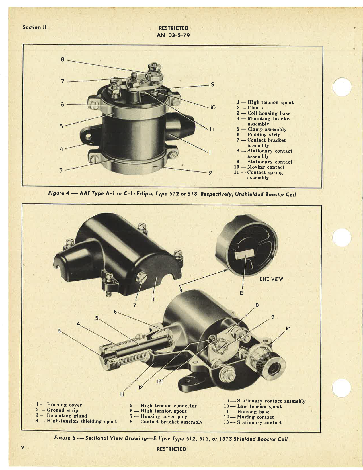 Sample page 6 from AirCorps Library document: Operation, Service & Overhaul Instructions with Parts Catalog for High Tension Booster Coils