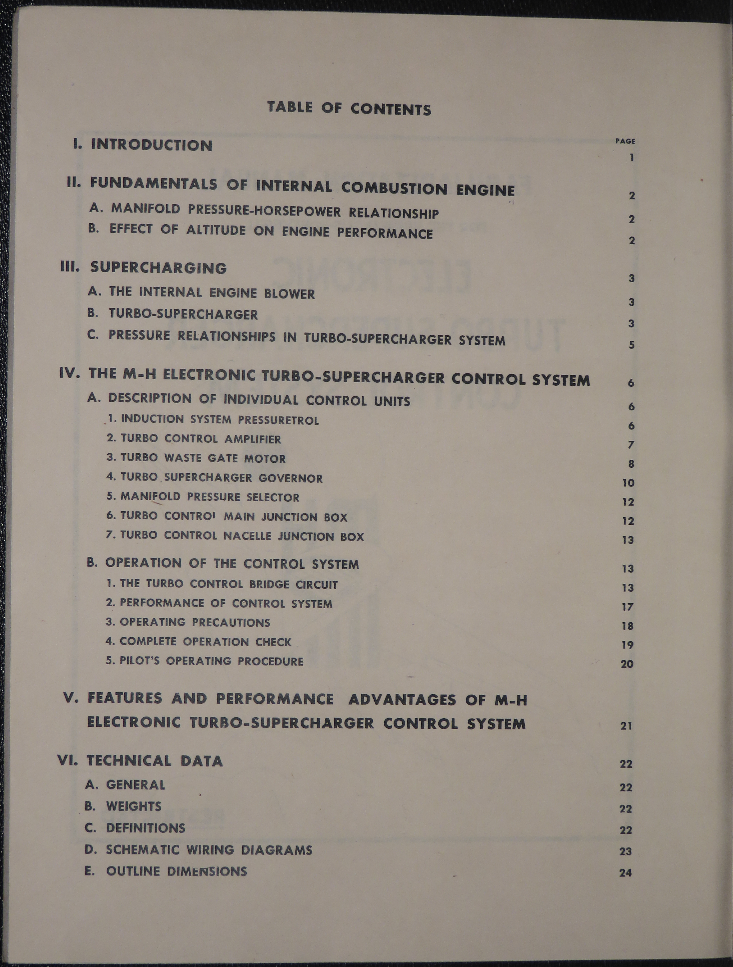 Sample page 6 from AirCorps Library document: Familiarization Manual for Electronic Turbosupercharger Control System