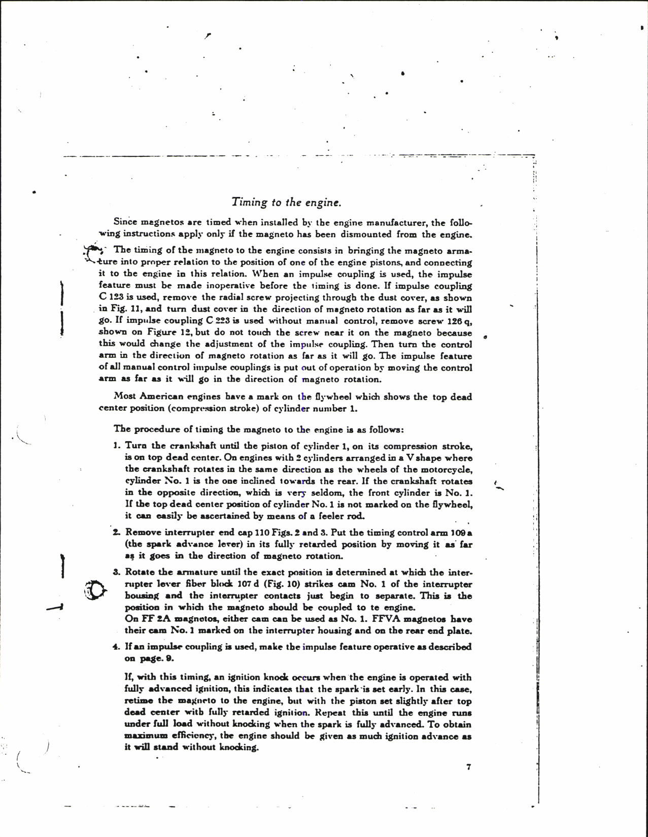 Sample page 5 from AirCorps Library document: Bosch Instruction Book for FF1A, FF2A, and FFVA Magnetos, Impulse Couplings C-123, CM-123, and C-223