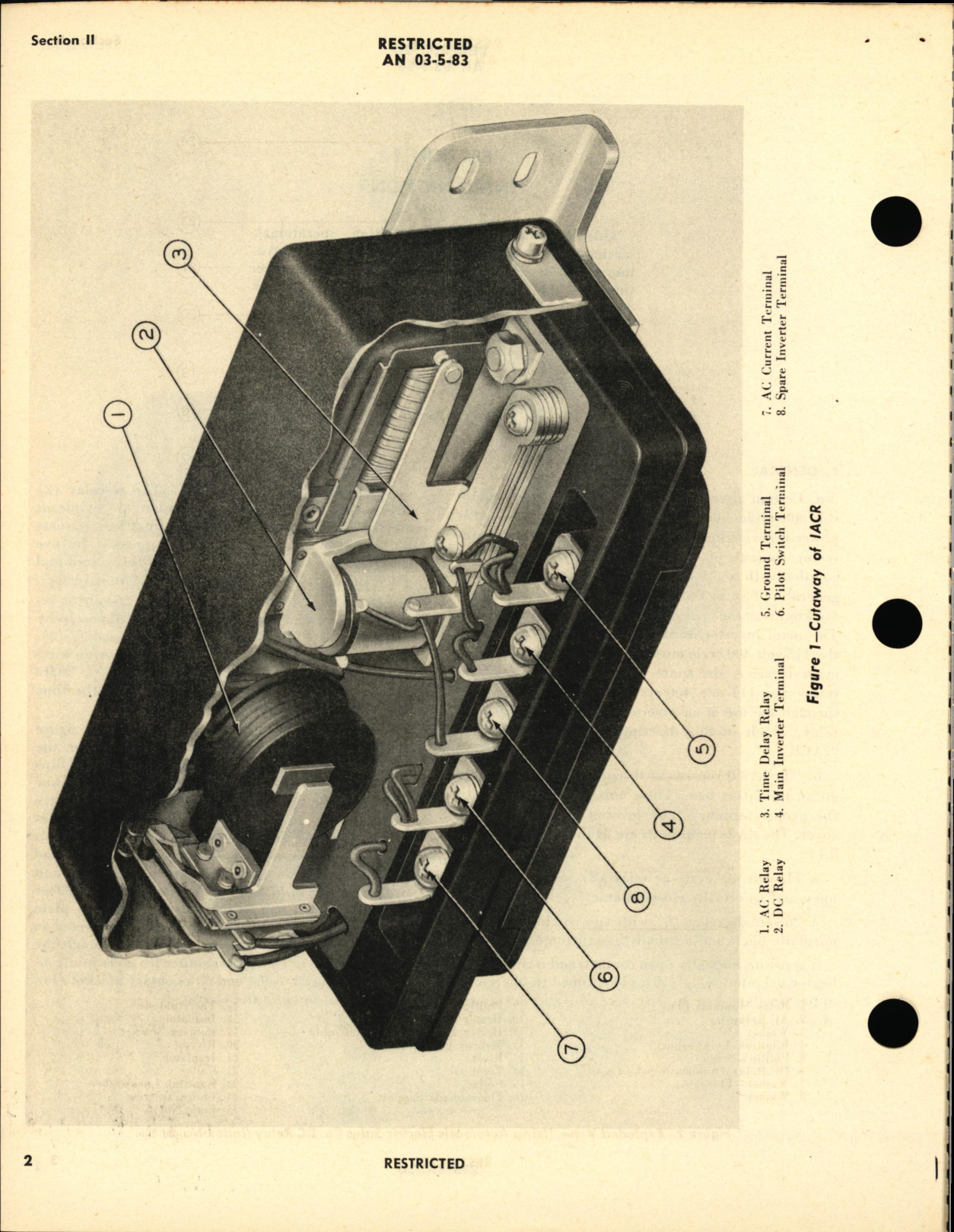 Sample page 6 from AirCorps Library document: Operation, Service & Overhaul Instructions with Parts Catalog for Inverter Automatic Change-Over Relay