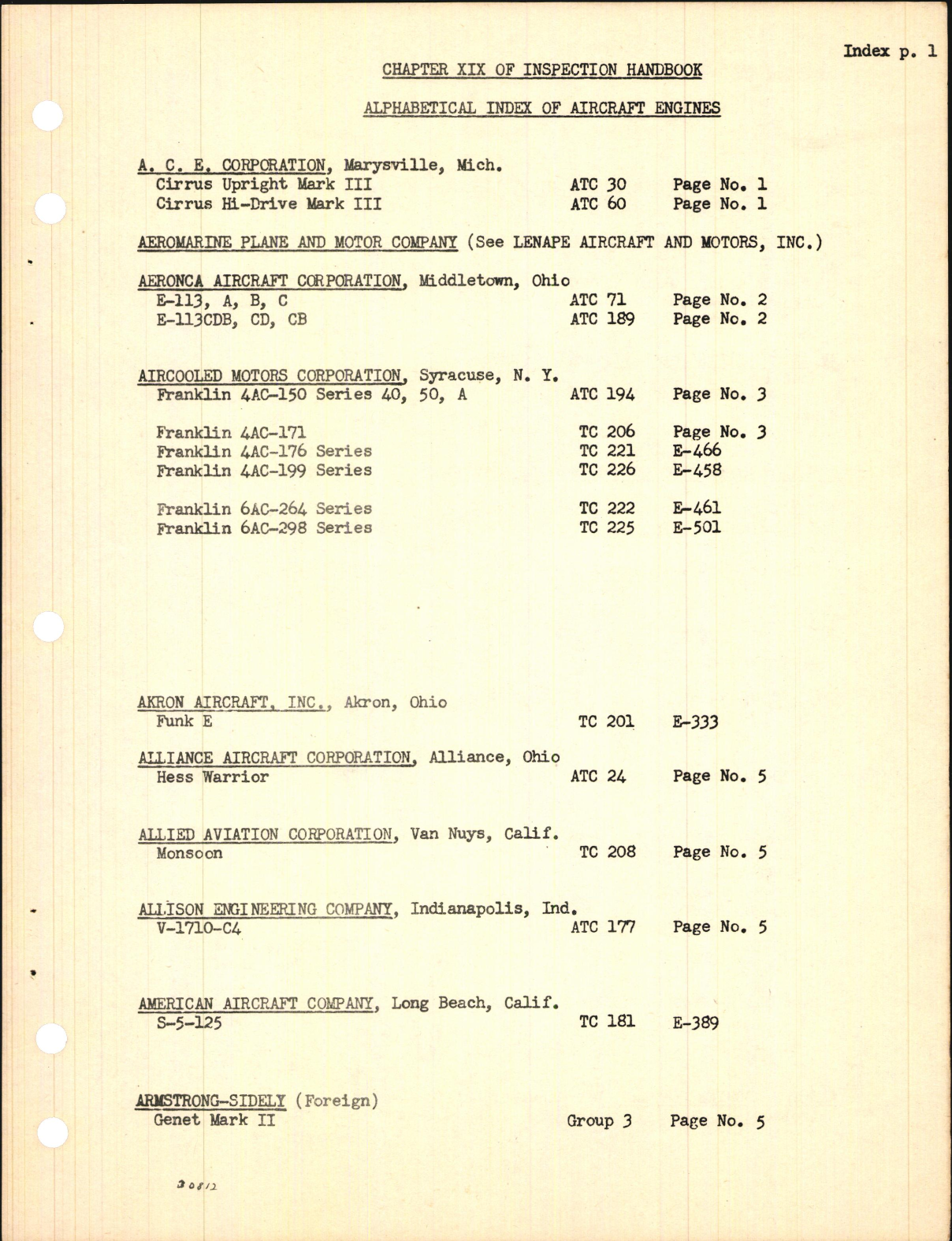 Sample page 12 from AirCorps Library document: Inspection Handbook for Aircraft Engines
