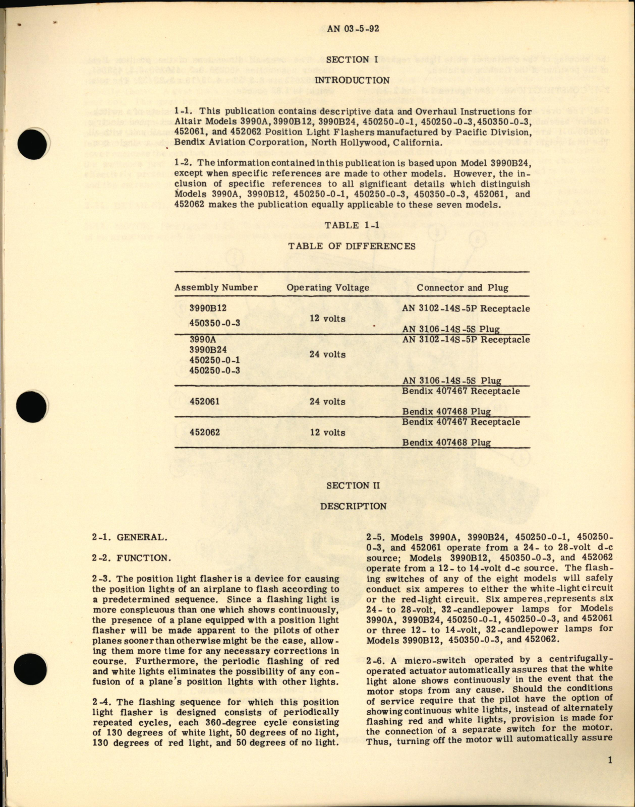 Sample page 5 from AirCorps Library document: Overhaul Instructions for Position Light Flashers