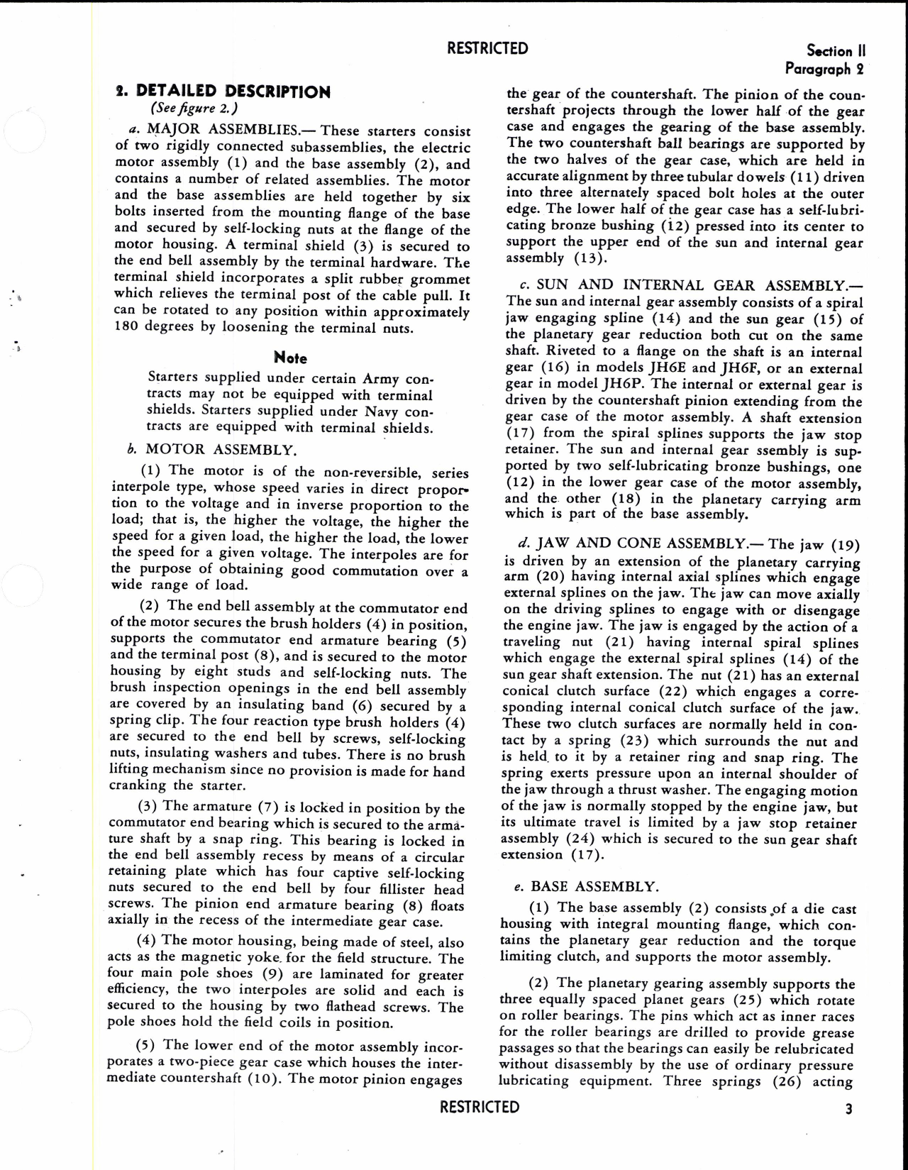 Sample page 7 from AirCorps Library document: Handbook of Instructions with Parts Catalog for Jahco Electric Starters Models JH6E, JH6F, and JH6P