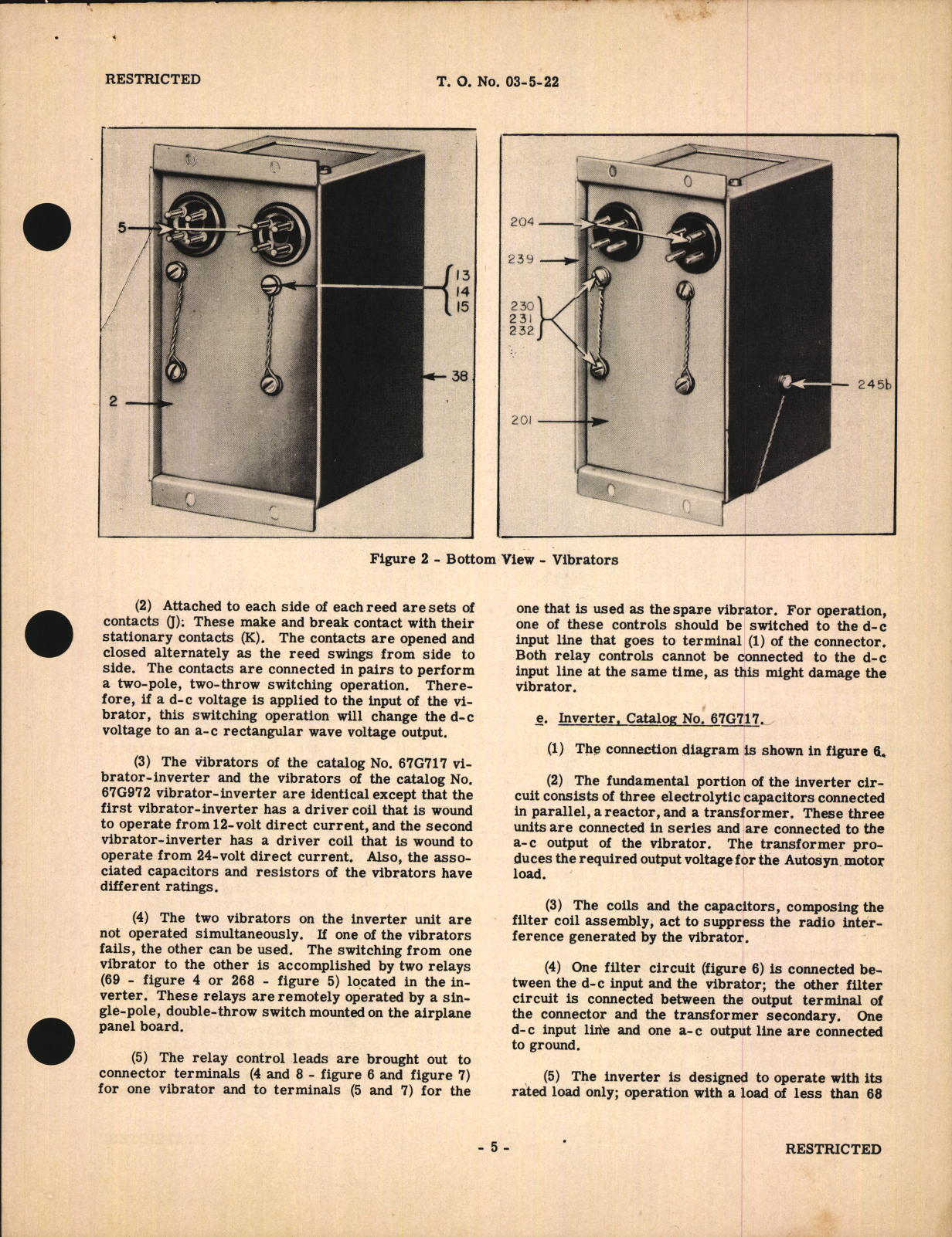 Sample page 7 from AirCorps Library document: Handbook of Instructions with Parts Catalog for Autosyn Vibrator Inverter 67G717 and 67G972