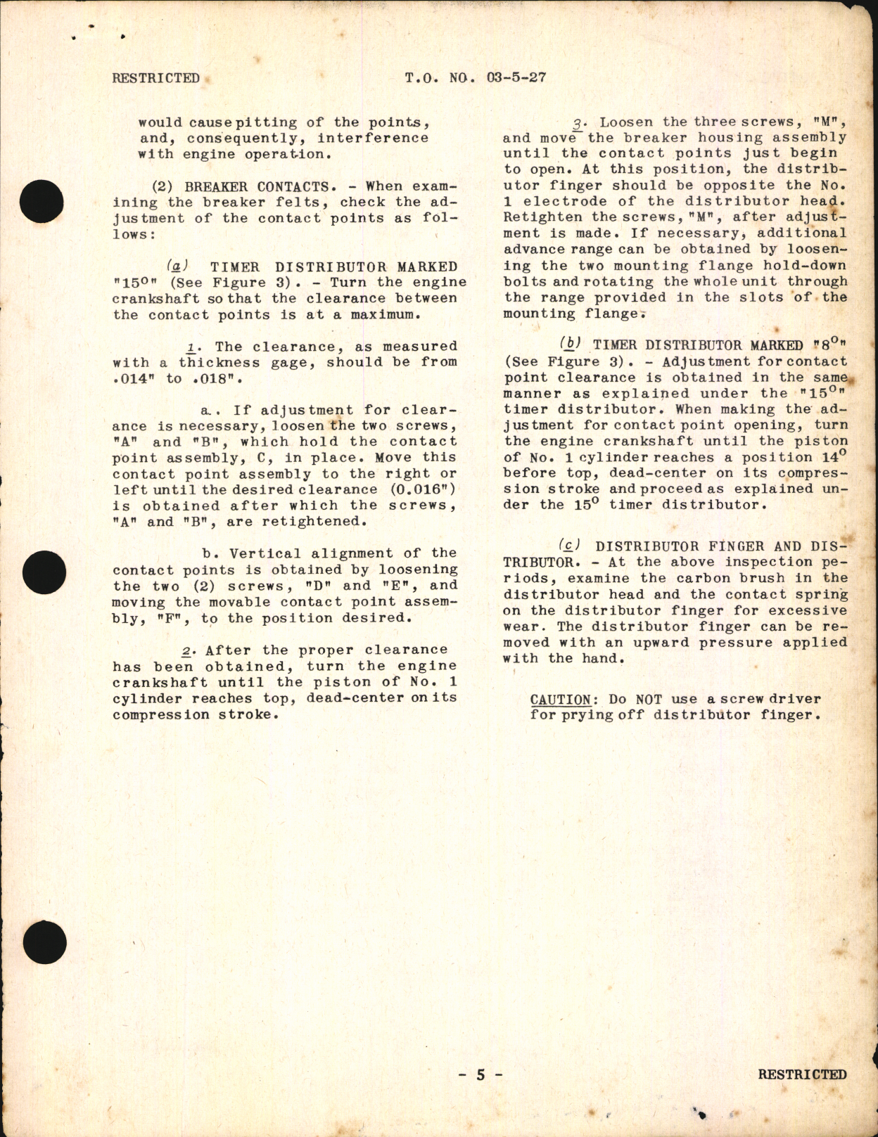 Sample page 7 from AirCorps Library document: Handbook of Service and Operation Instructions with Parts List for Battery Ignition Type WL-7A (For Jacobs Engines)
