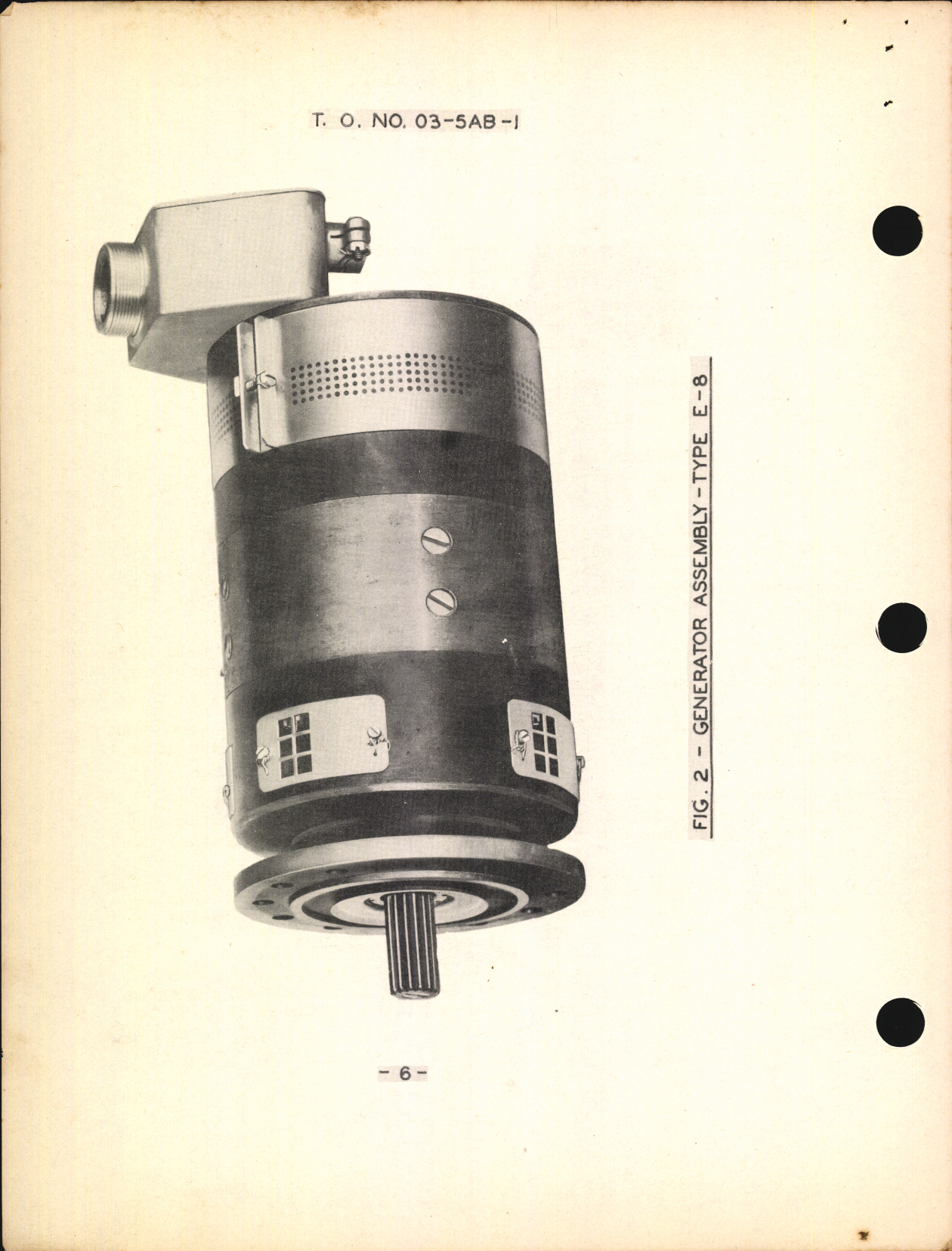 Sample page 8 from AirCorps Library document: Handbook of Instructions with Parts Catalog for Aircraft Engine Generators and Control Box Types E5, E8, and D4