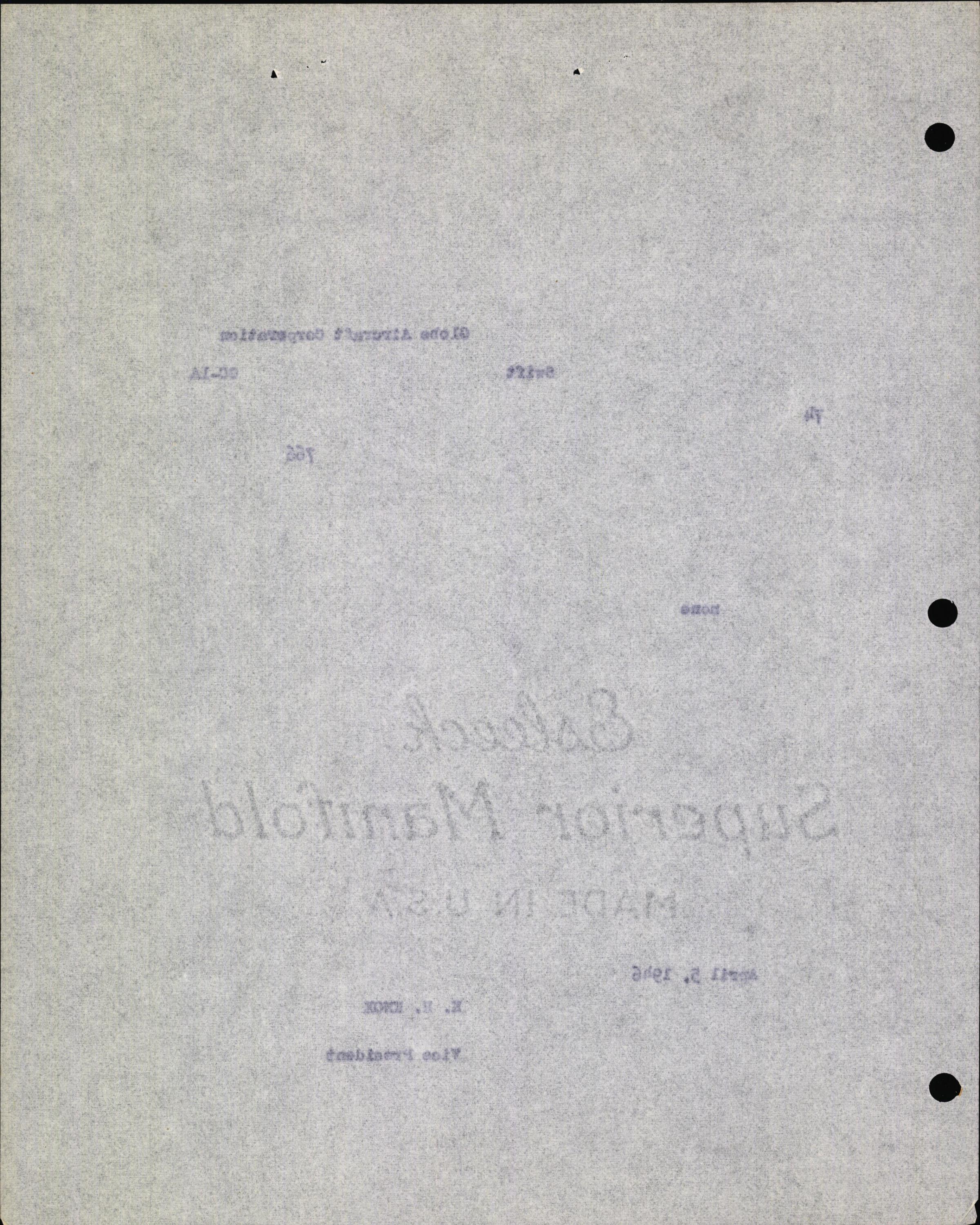 Sample page 8 from AirCorps Library document: Technical Information for Serial Number 74