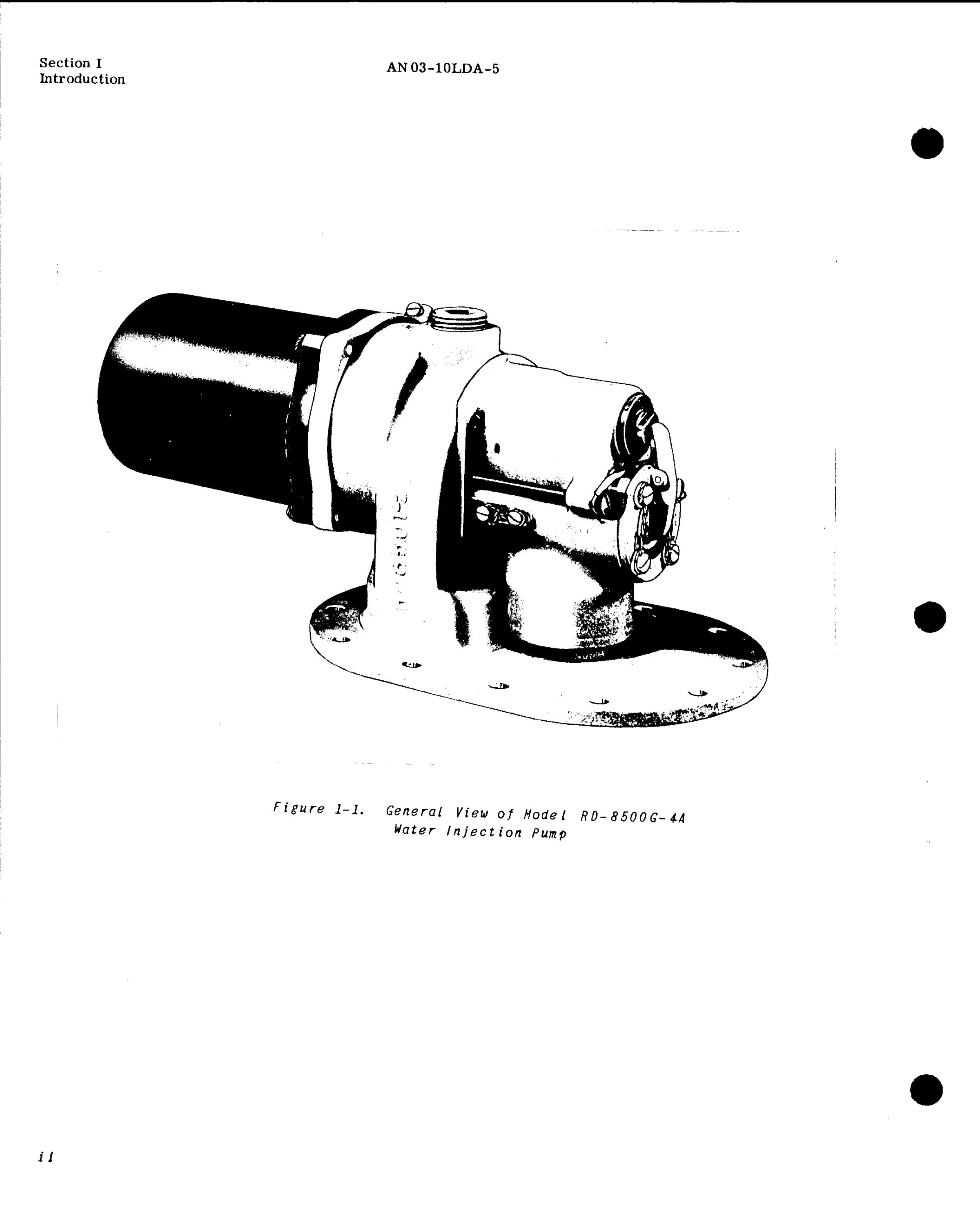 Sample page 6 from AirCorps Library document: Overhaul Instructions for Water Injection Pumps Series RD-8500 (Lear-Romec)