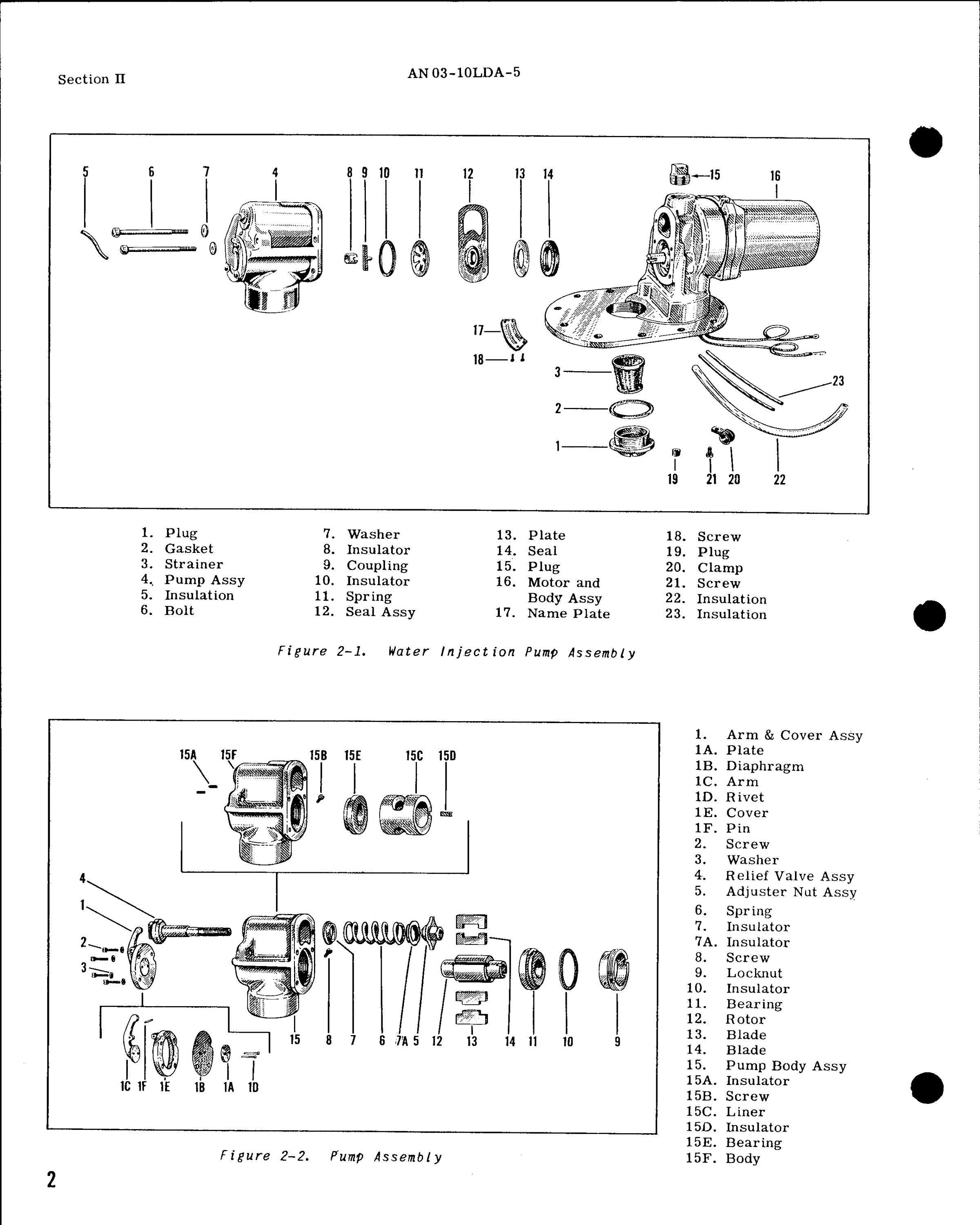 Sample page 8 from AirCorps Library document: Overhaul Instructions for Water Injection Pumps Series RD-8500 (Lear-Romec)