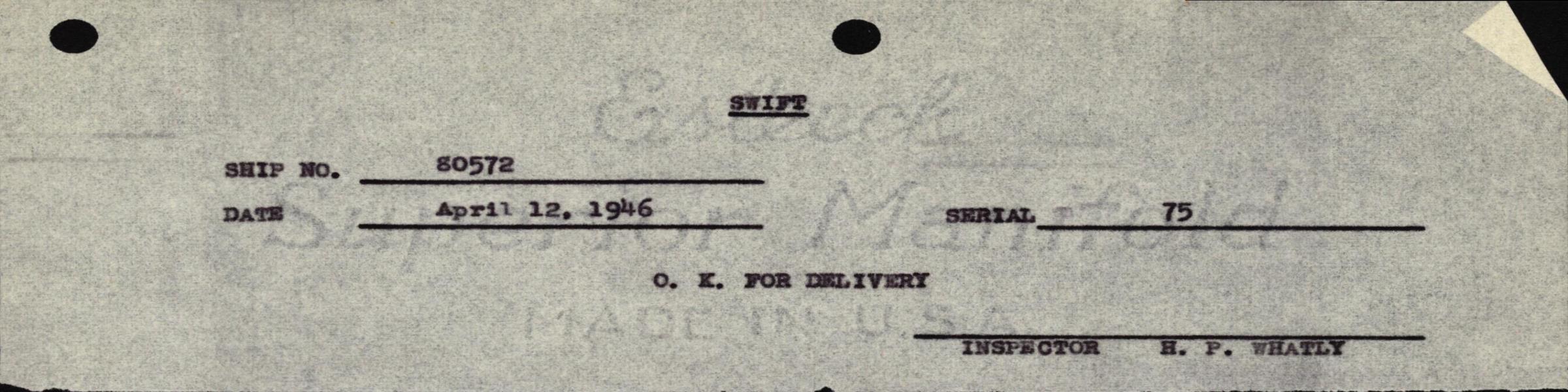 Sample page 3 from AirCorps Library document: Technical Information for Serial Number 75