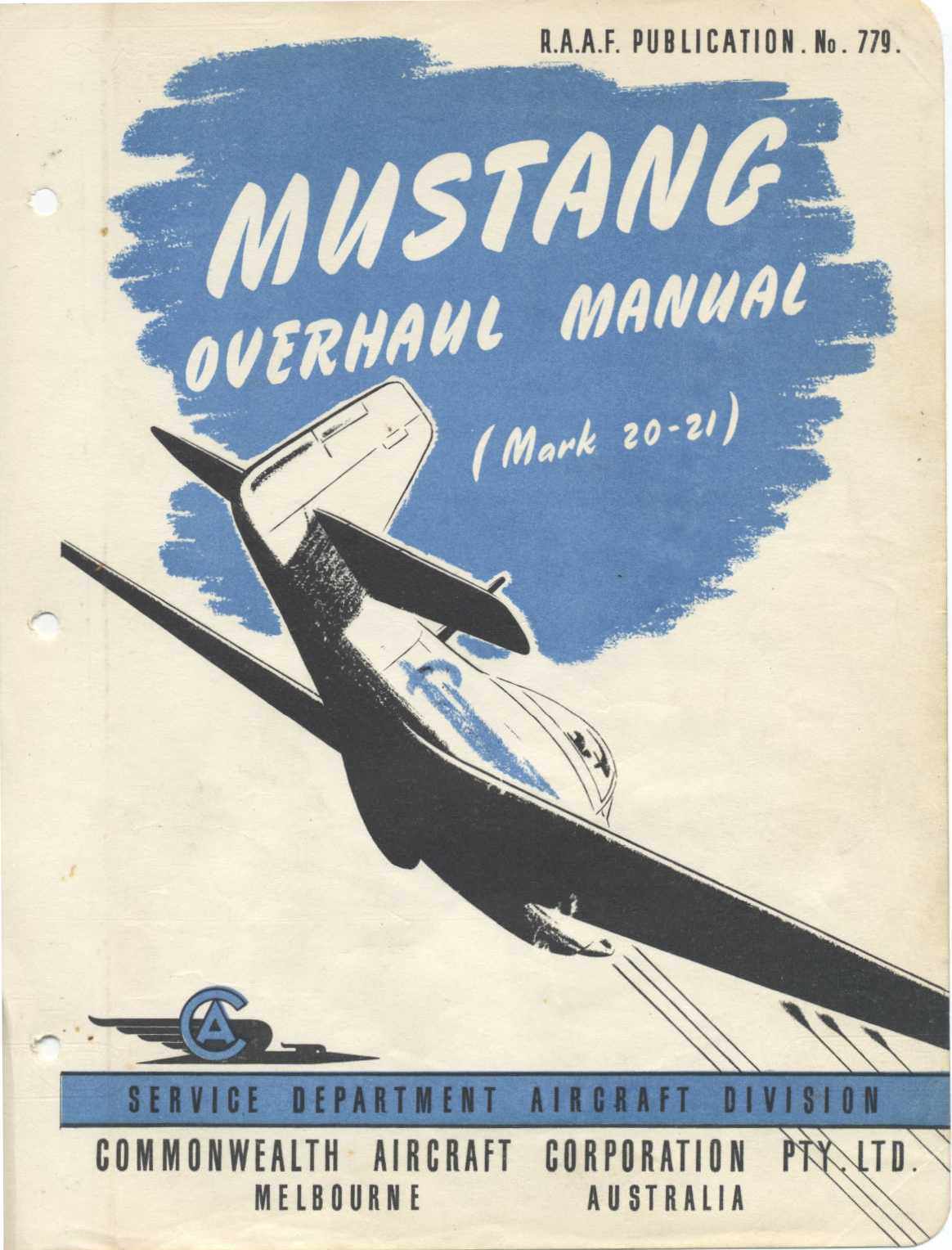 Sample page 1 from AirCorps Library document: Mustang Overhaul Manual (Mark 20-21)