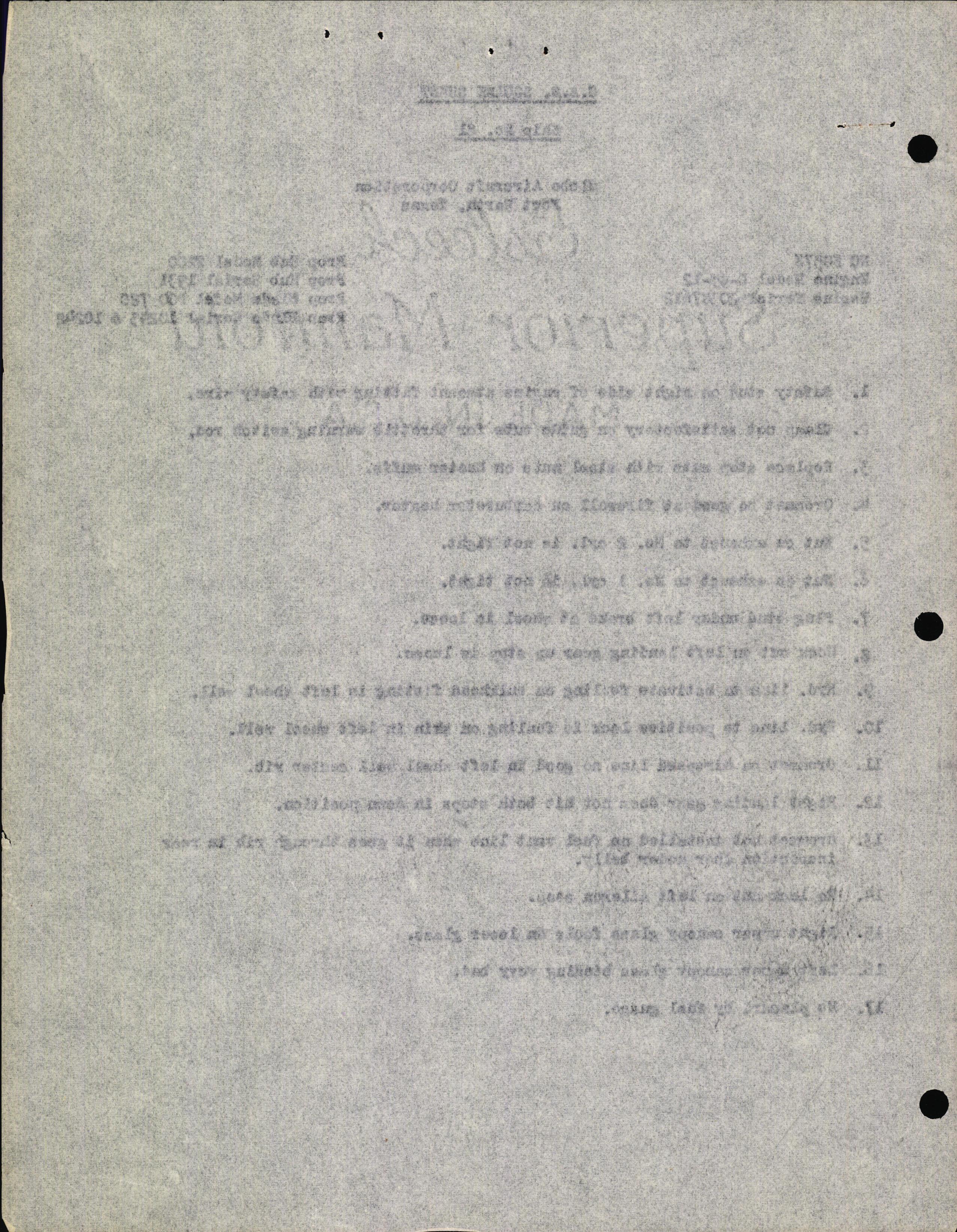 Sample page 6 from AirCorps Library document: Technical Information for Serial Number 81