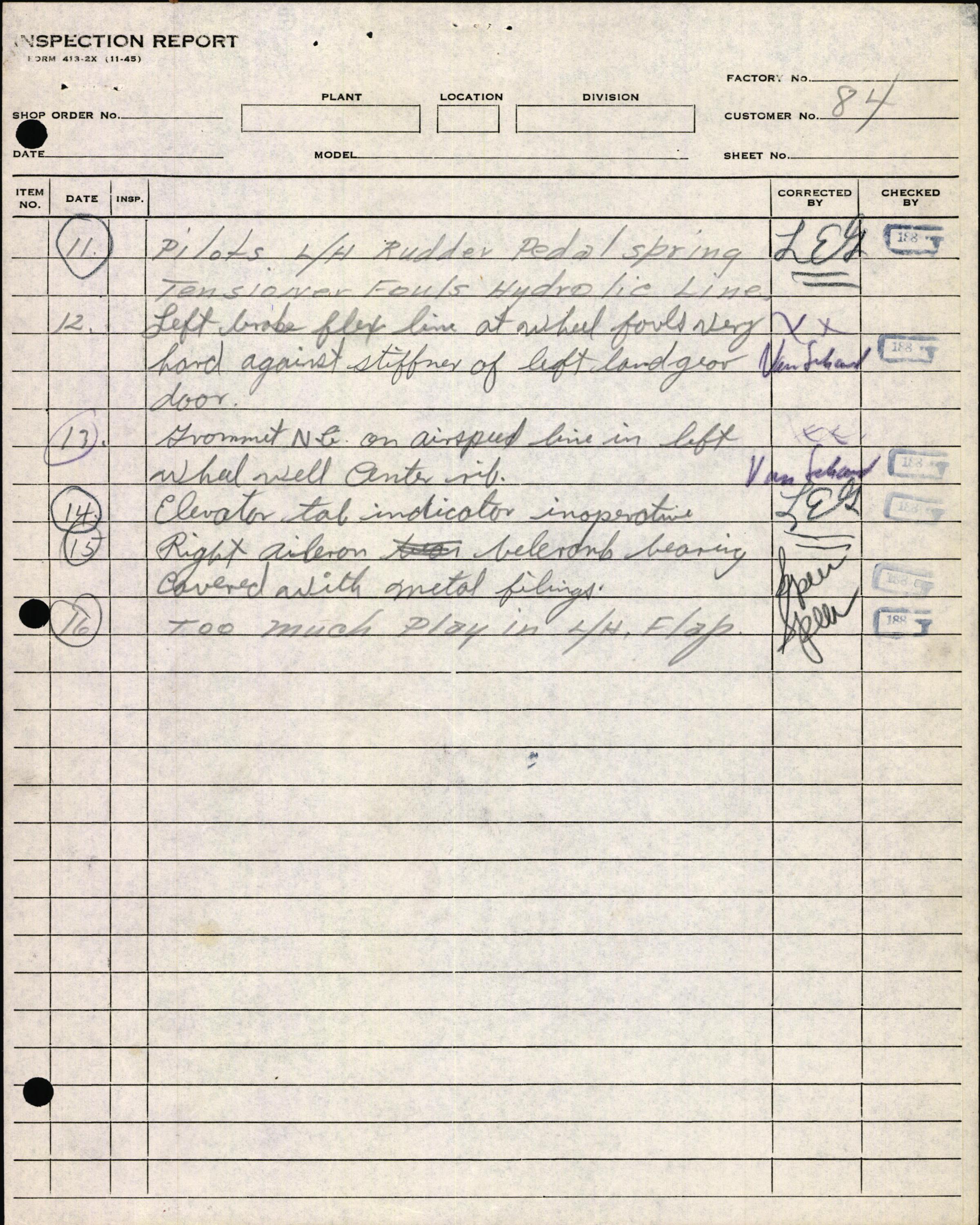 Sample page 9 from AirCorps Library document: Technical Information for Serial Number 84