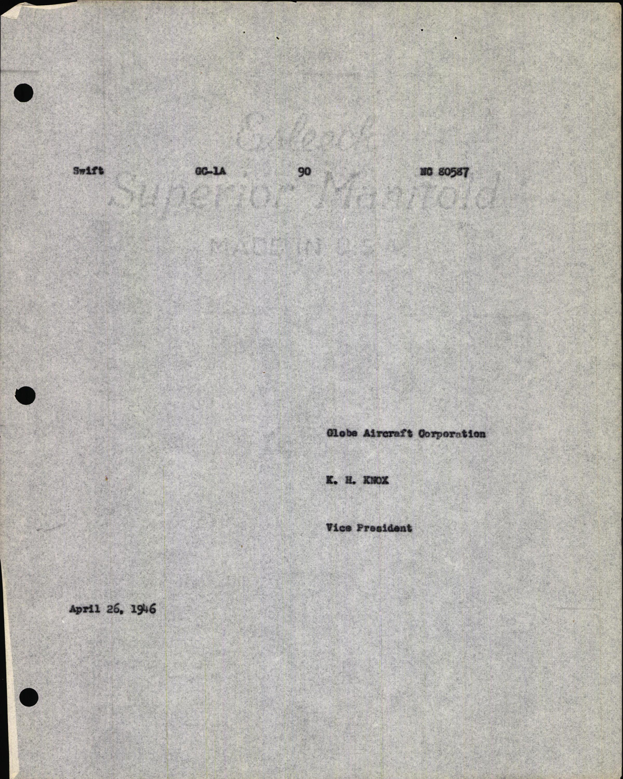 Sample page 11 from AirCorps Library document: Technical Information for Serial Number 90