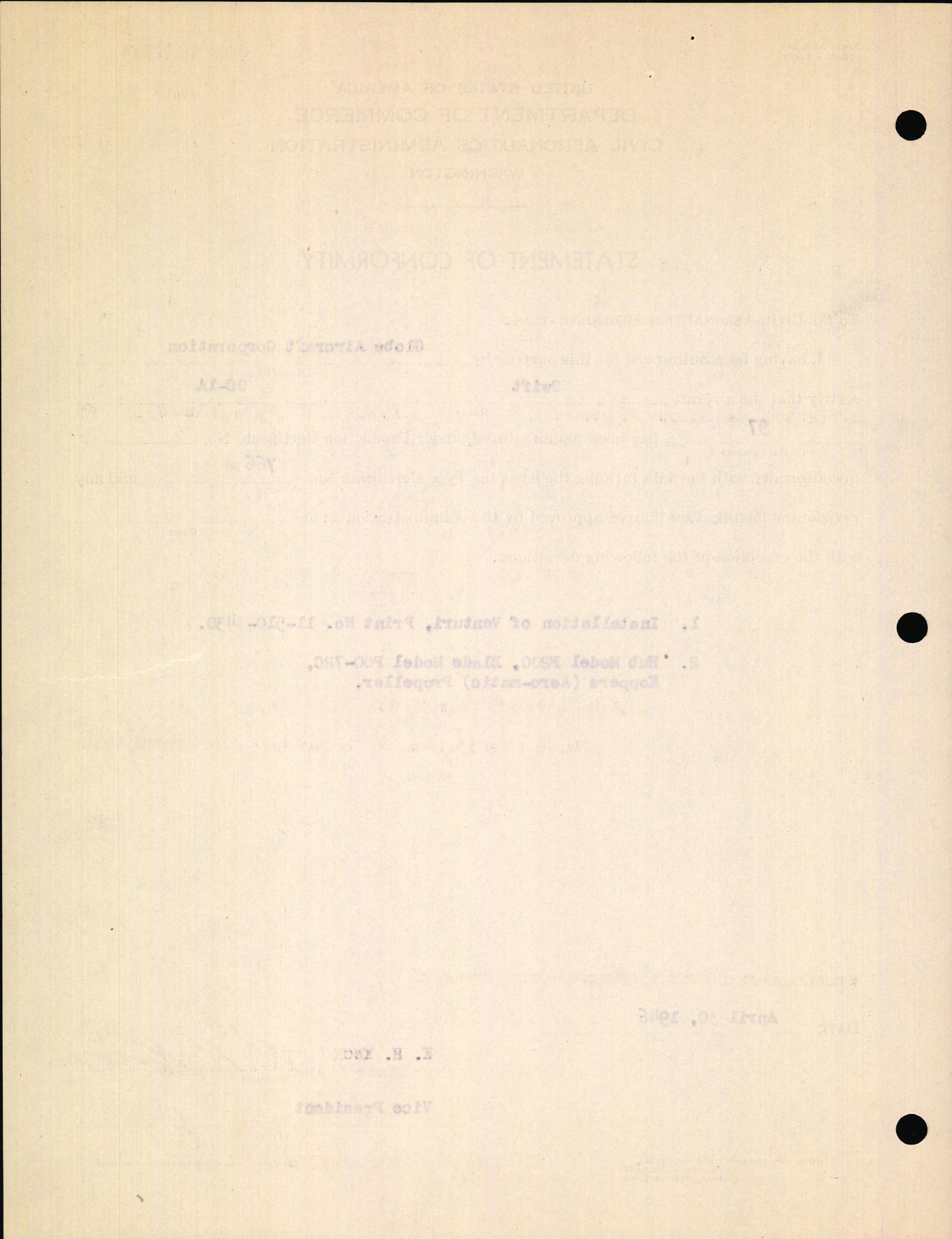 Sample page 12 from AirCorps Library document: Technical Information for Serial Number 97