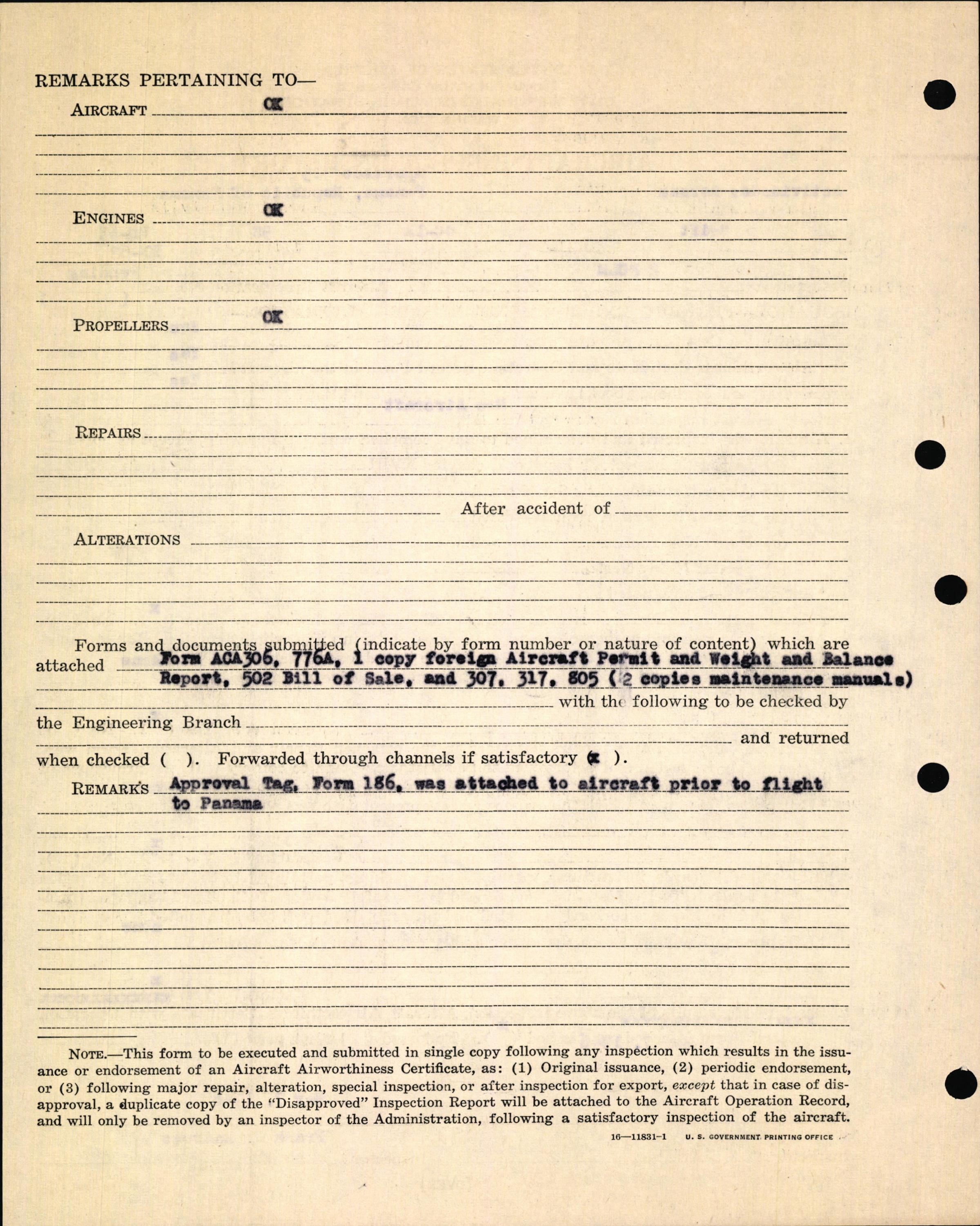 Sample page 12 from AirCorps Library document: Technical Information for Serial Number 98